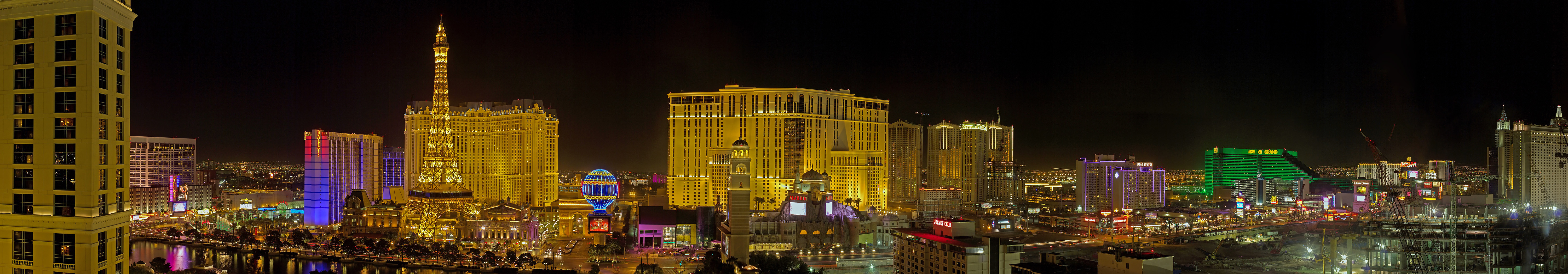 The Las Vegas Strip and the valley beyond, where several of the newly backed housing projects will rise