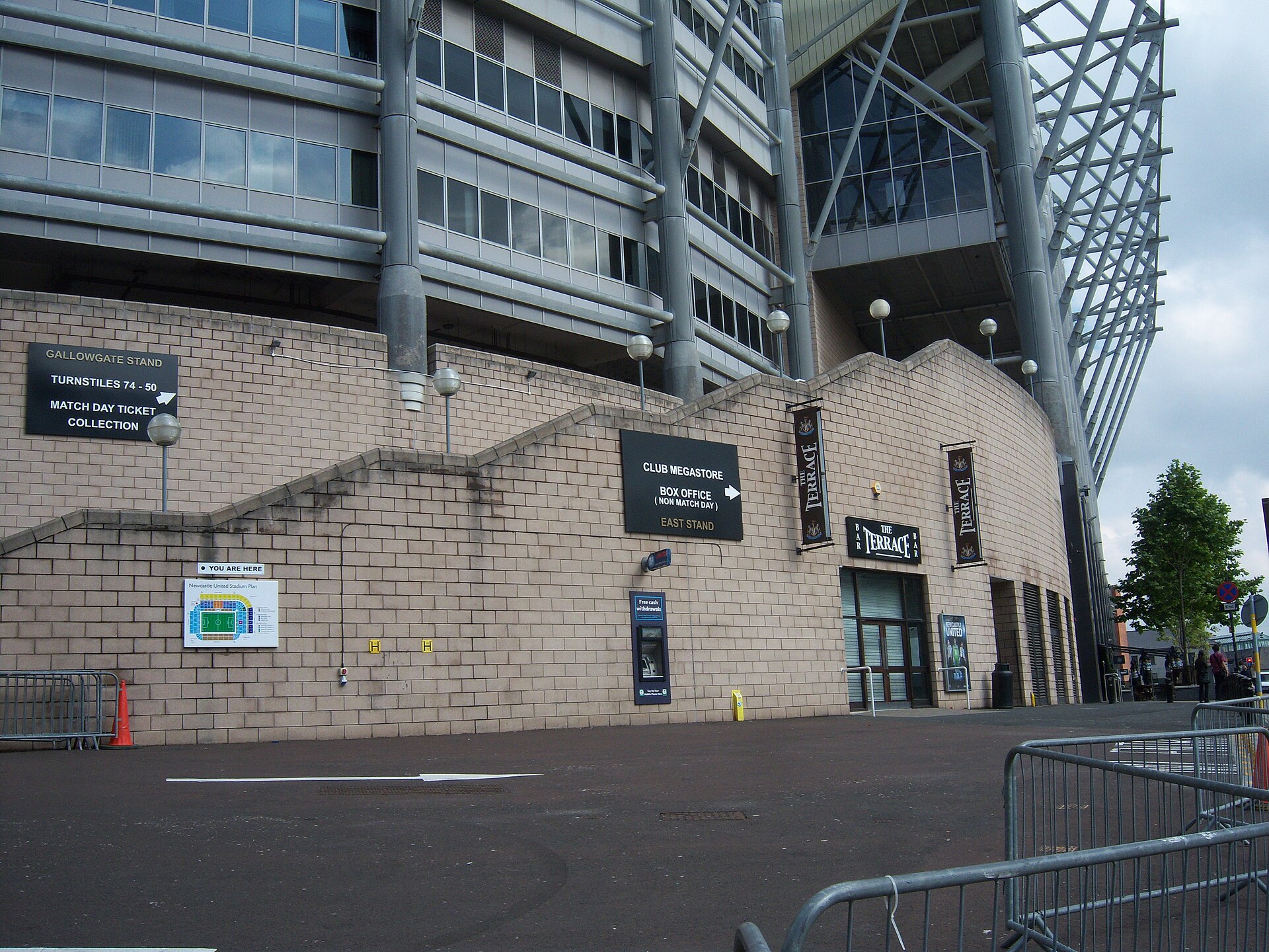 St James' Park in Newcastle, where Aston Villa beat Newcastle United 1-0 in the Premier League