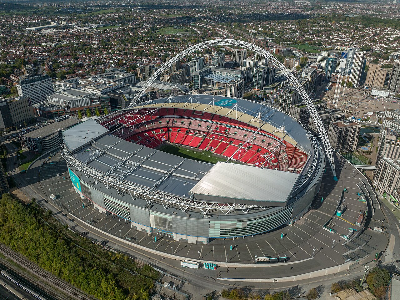 Wembley Stadium in London