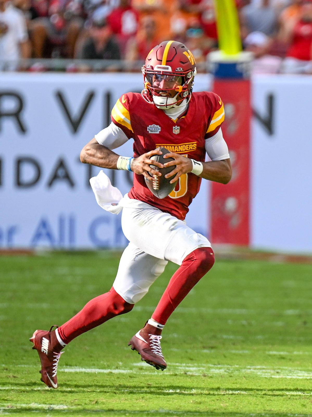 Jayden Daniels of the Washington Commanders (file photo)