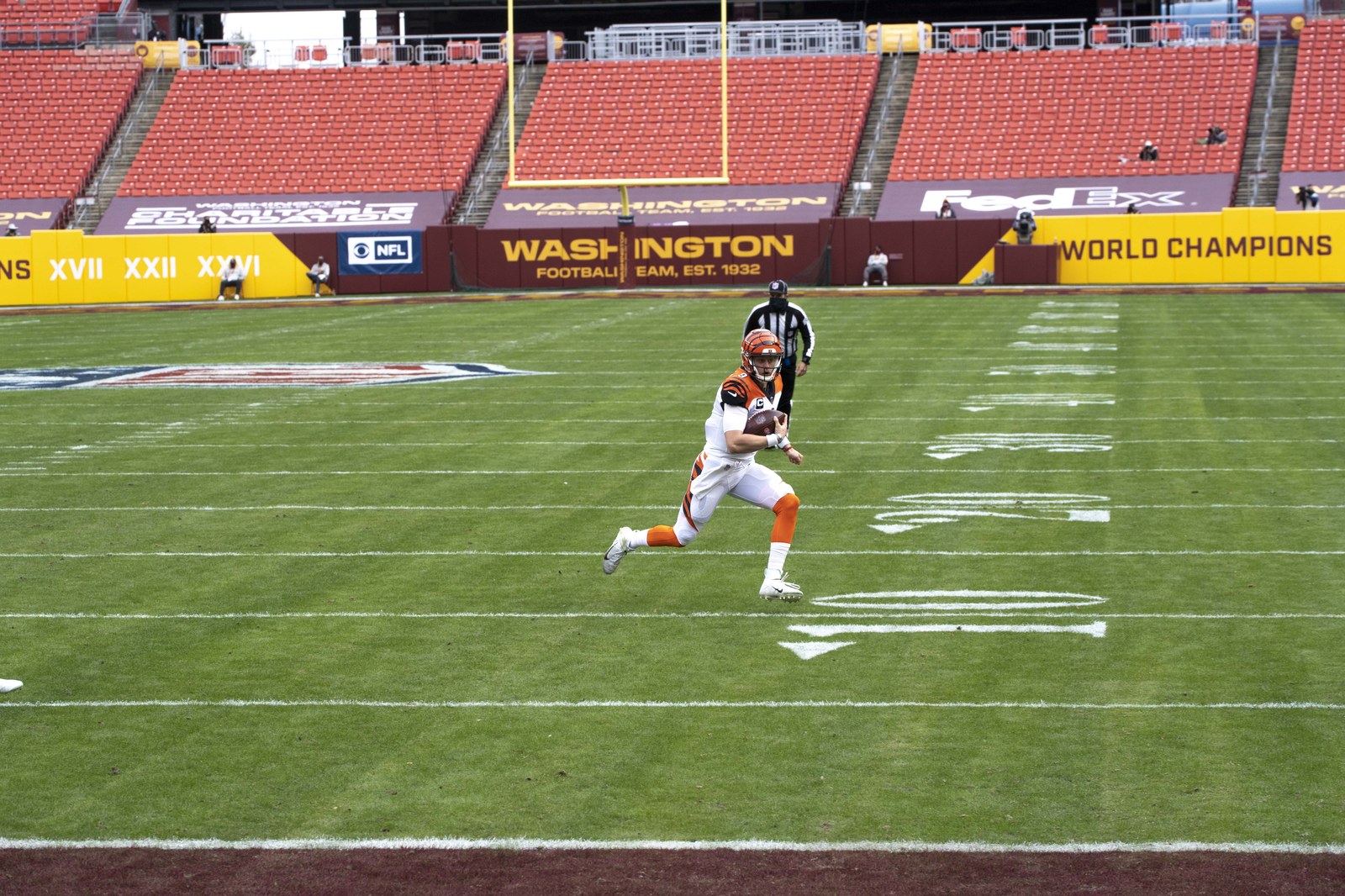 Joe Burrow of the Cincinnati Bengals (2020 file photo)