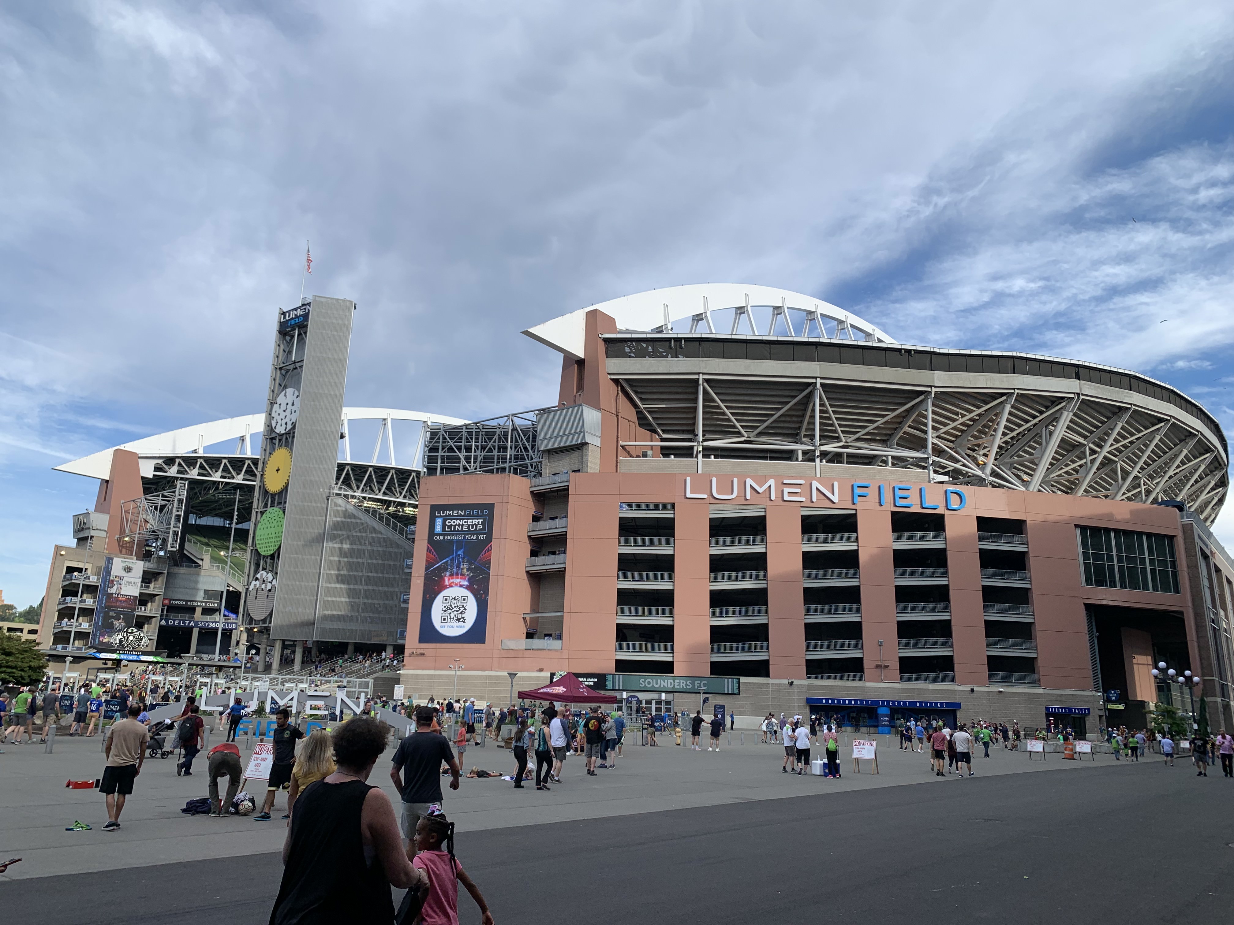Lumen Field exterior in Seattle