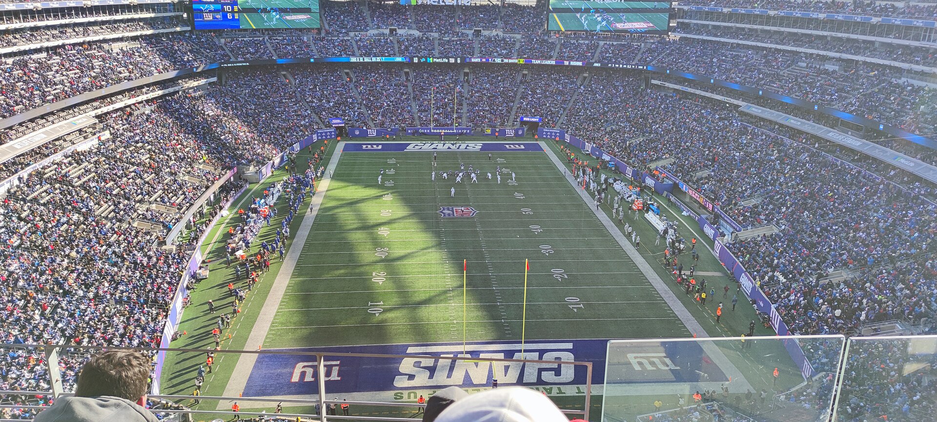 MetLife Stadium during a New York Giants game