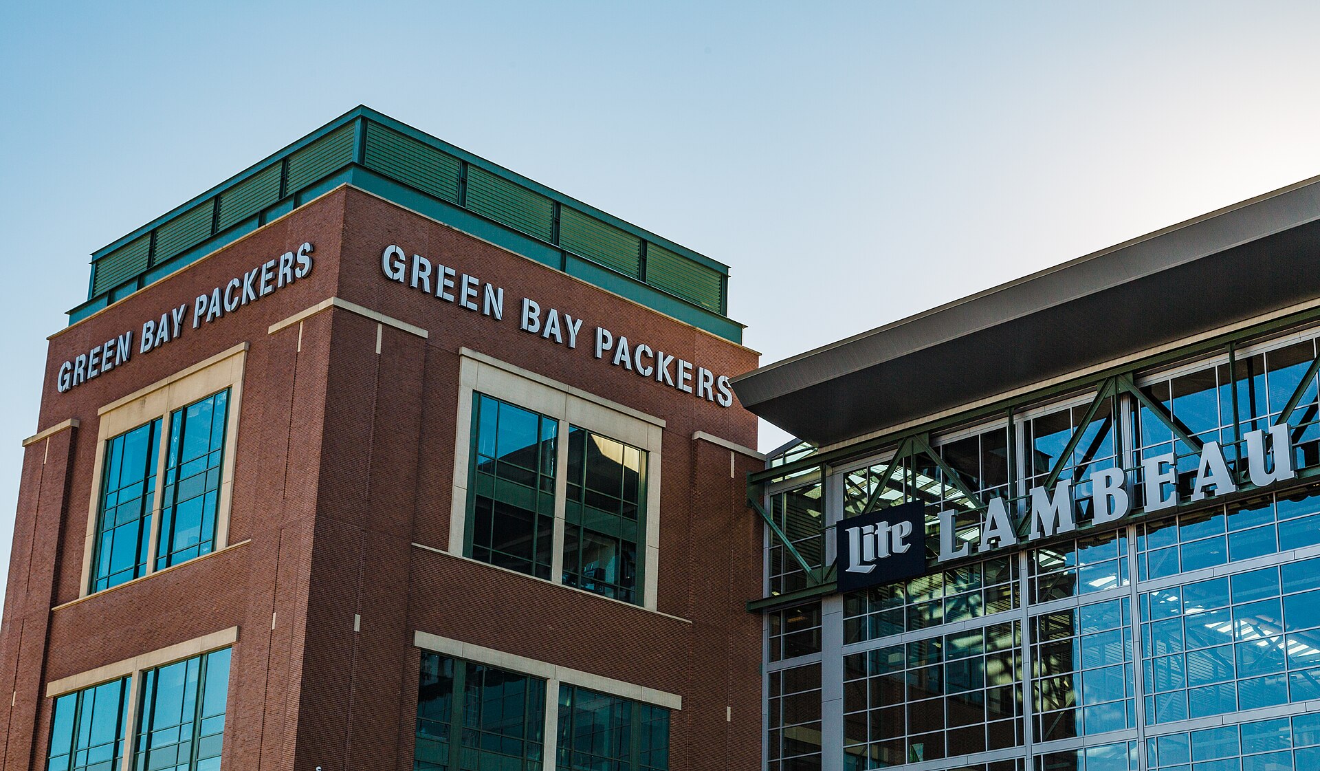 Lambeau Field, home of the Green Bay Packers