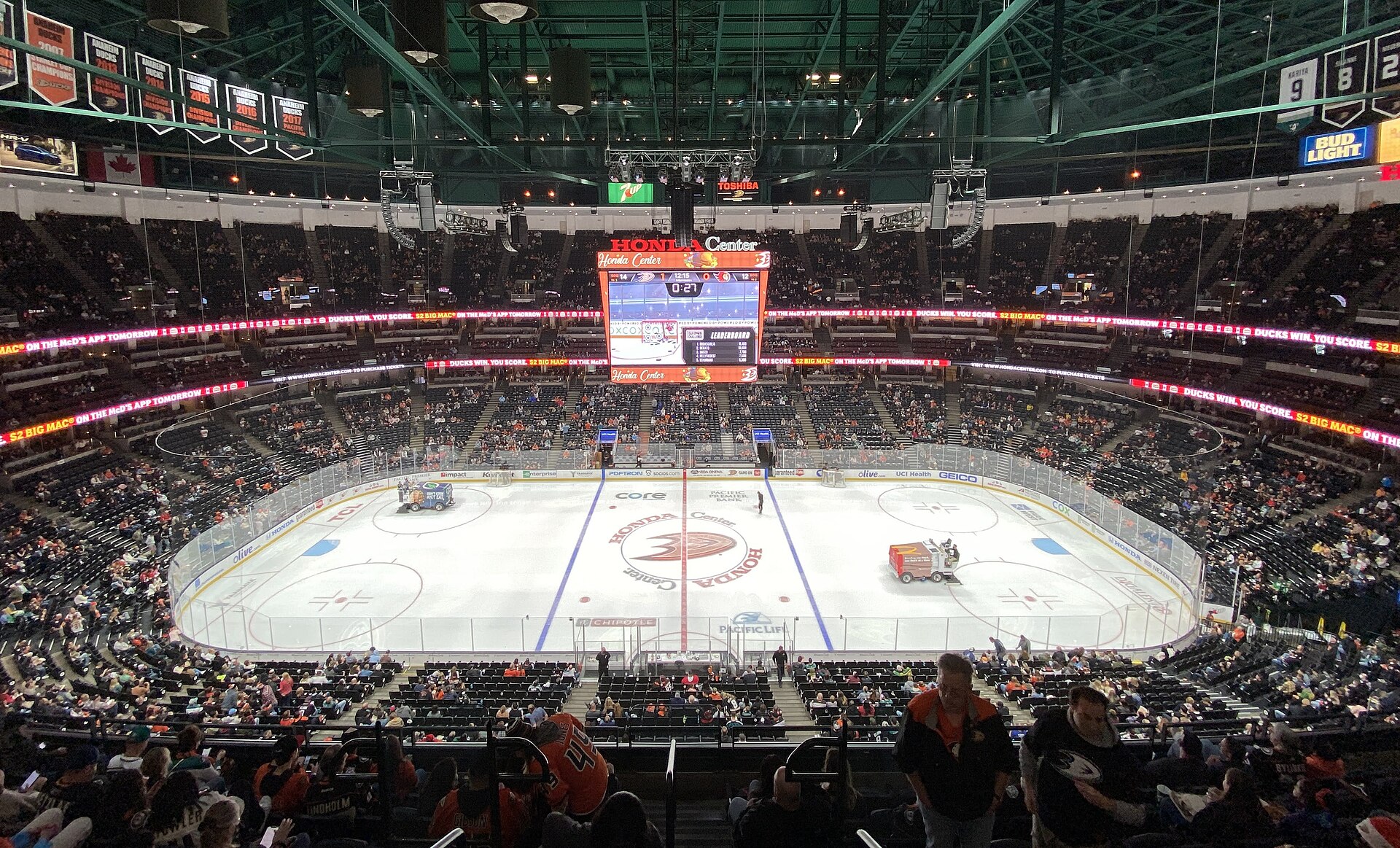 Honda Center interior in Anaheim (file photo)