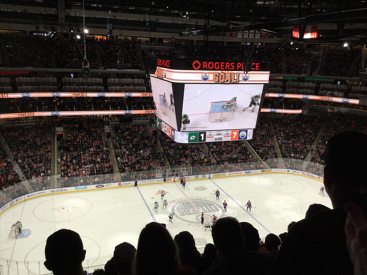 The Dallas Stars in action against Edmonton (file photo)