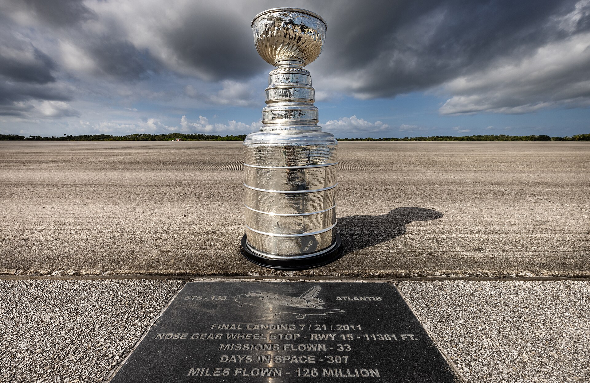 Florida Panthers players during a Stanley Cup visit (file photo)