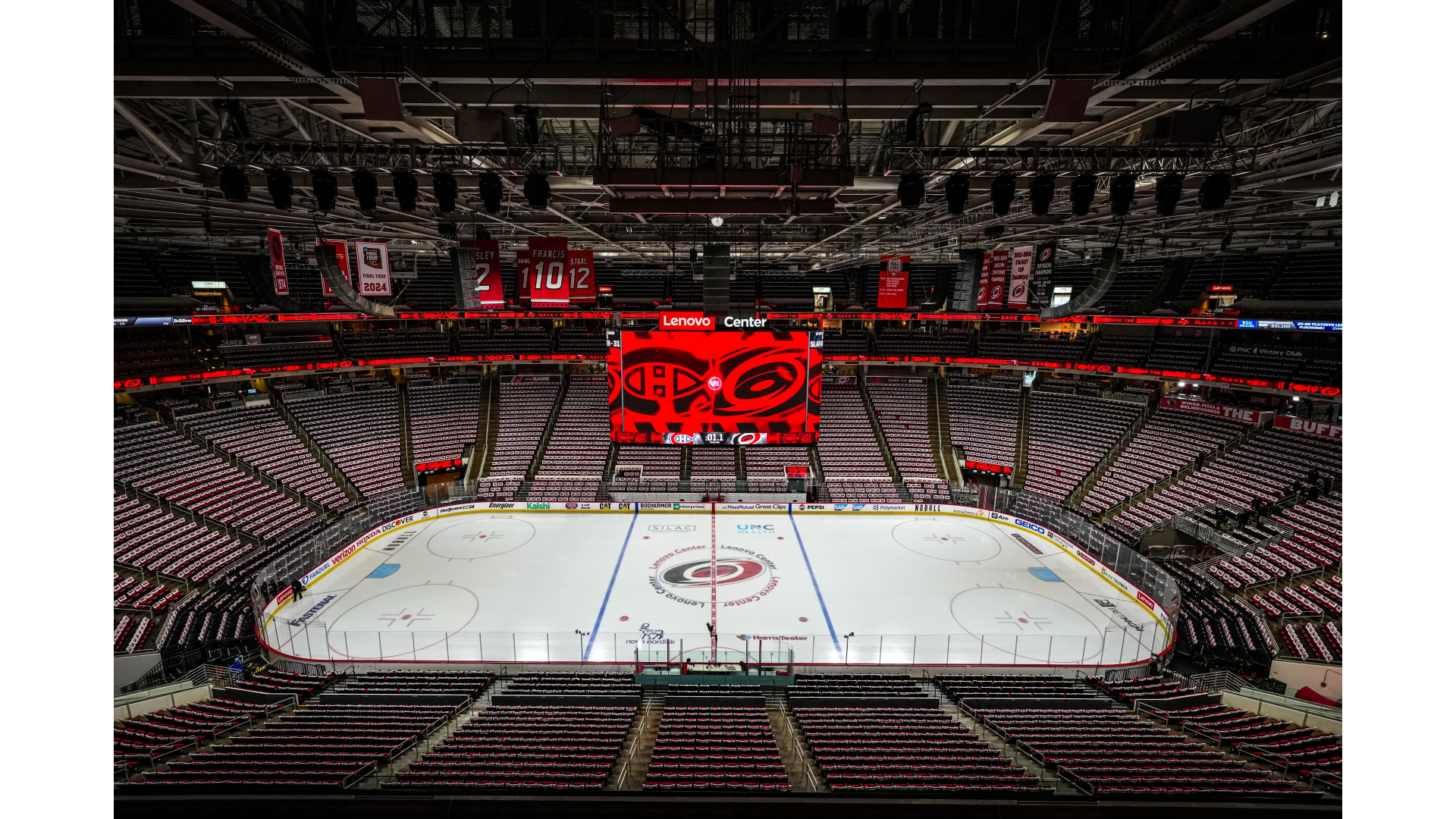 Lenovo Center, home of the Carolina Hurricanes.
