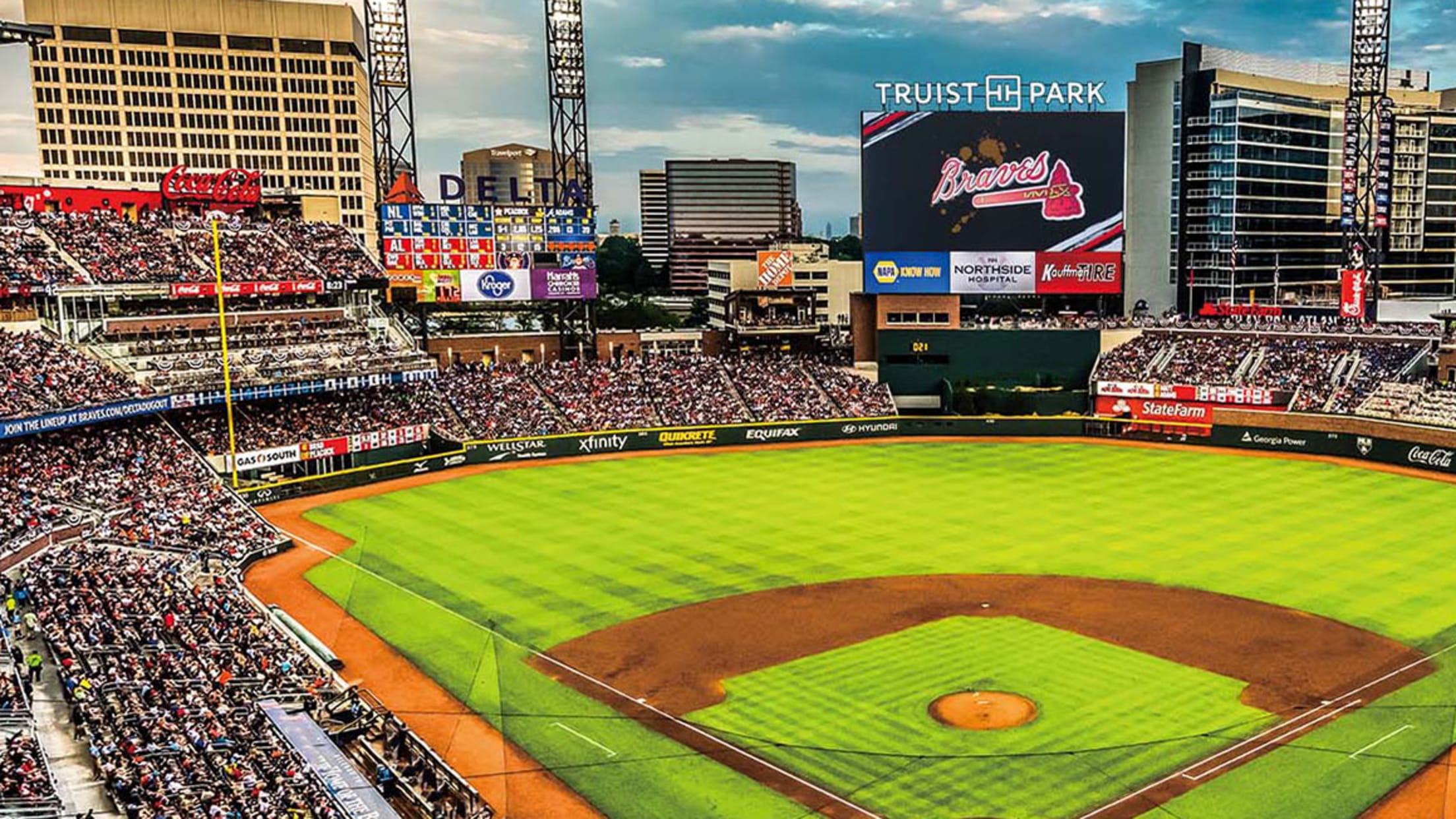 Truist Park in Atlanta, home of the Braves.