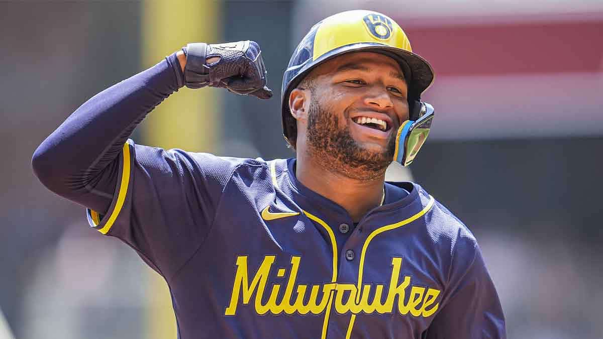 Jackson Chourio of the Milwaukee Brewers.