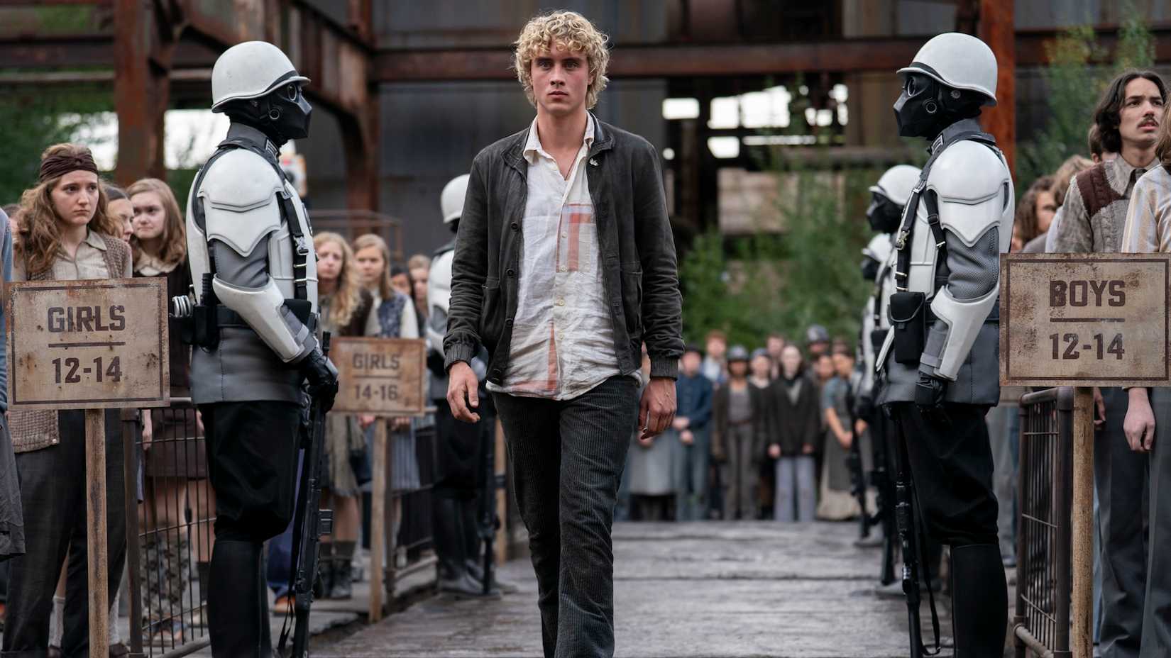 Joseph Zada as young Haymitch Abernathy in Sunrise on the Reaping.