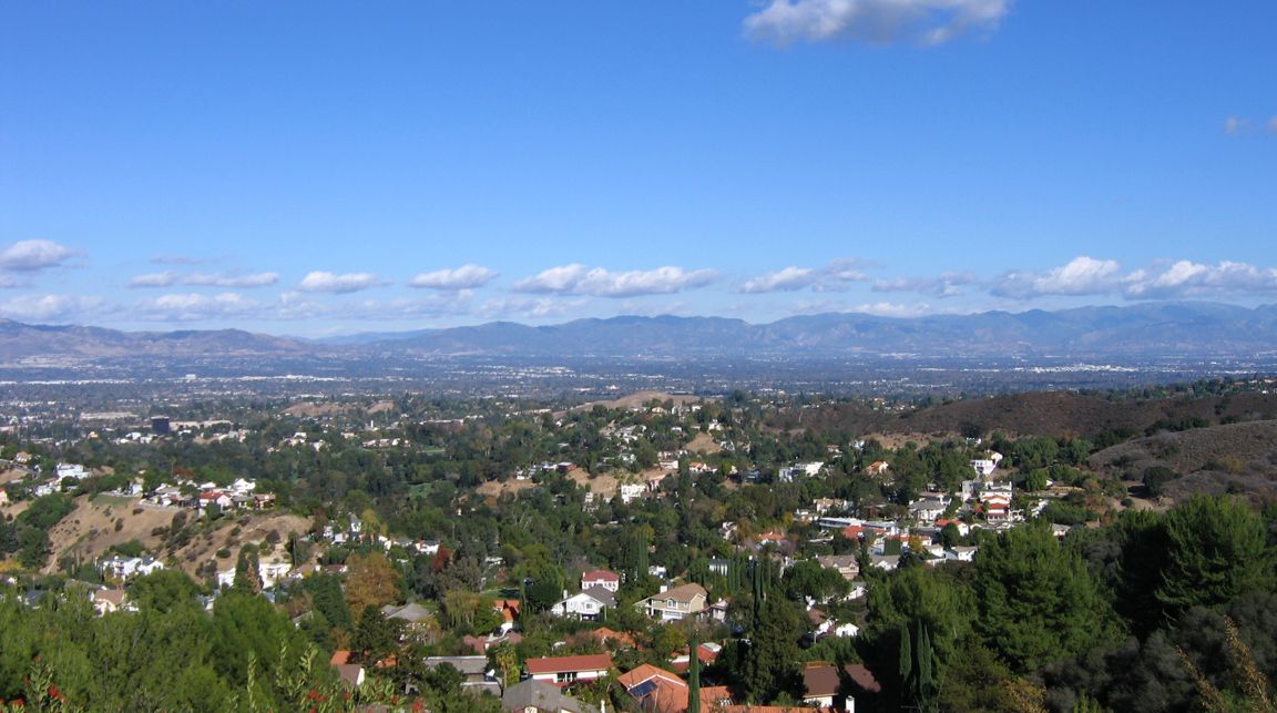 A vista of the San Fernando Valley.