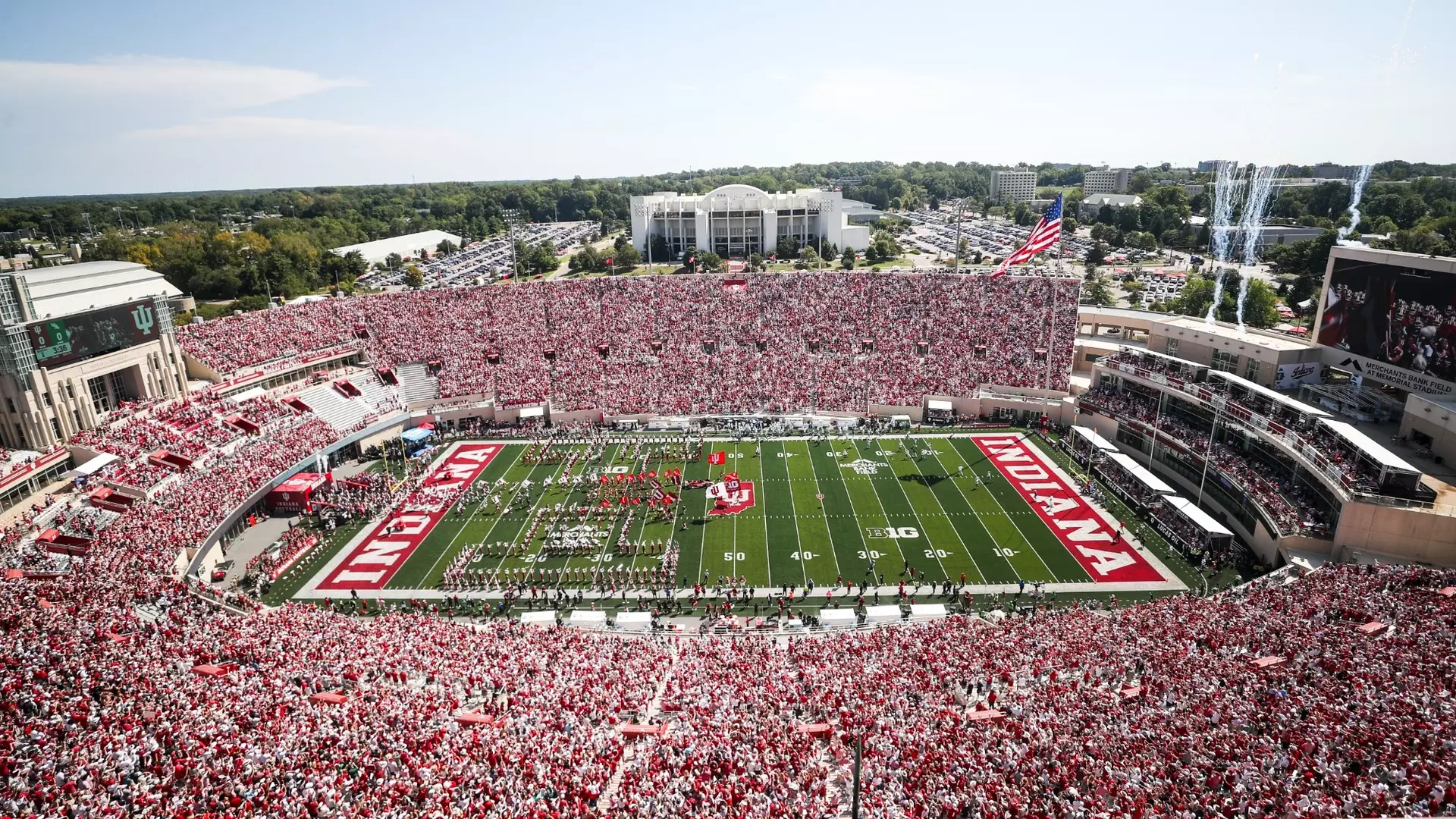 Memorial Stadium in Bloomington, Indiana, home of the Indiana Hoosiers, where Ohio State won 19-15 on Saturday