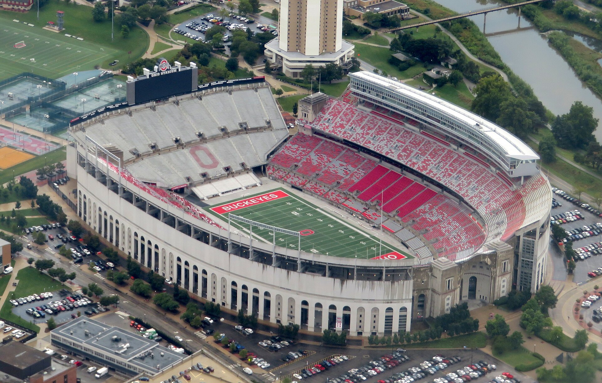 Ohio Stadium in Columbus, home of the Ohio State Buckeyes (file photo)