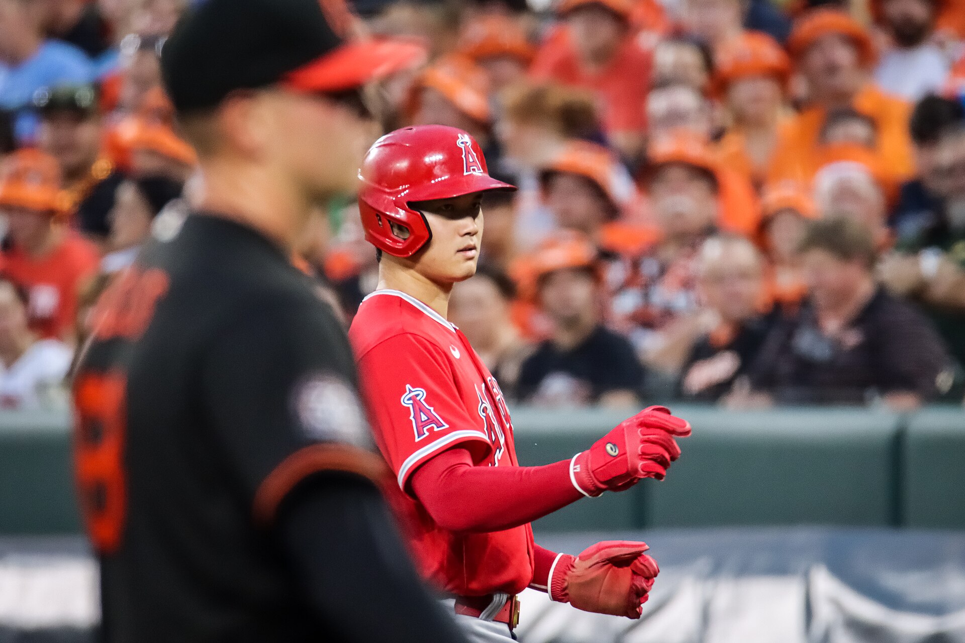 Shohei Ohtani at the plate (file photo)