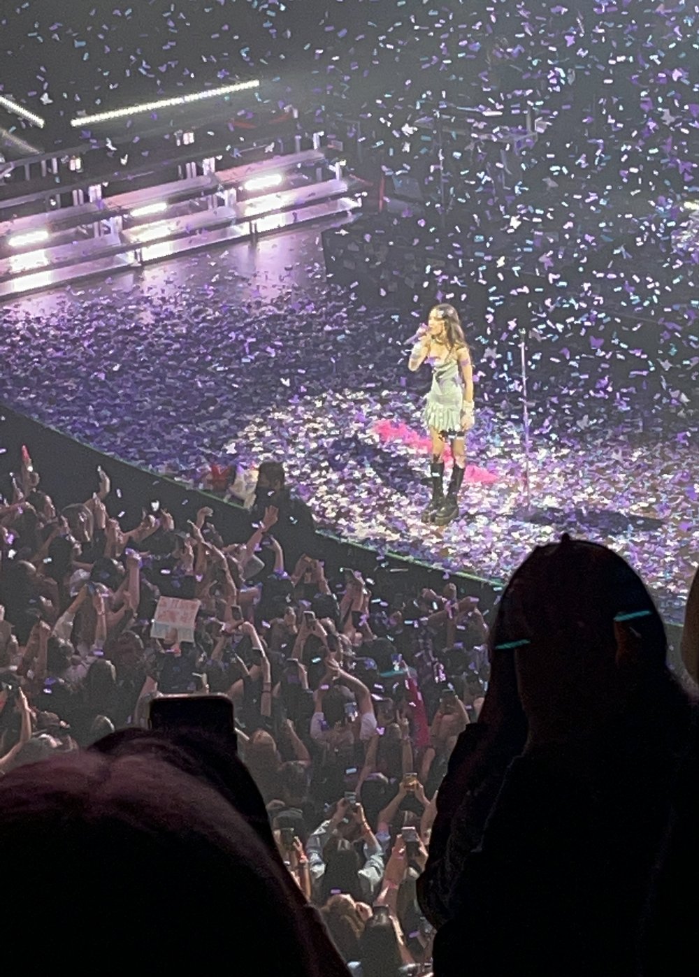 Olivia Rodrigo on the SOUR tour in Toronto in 2022