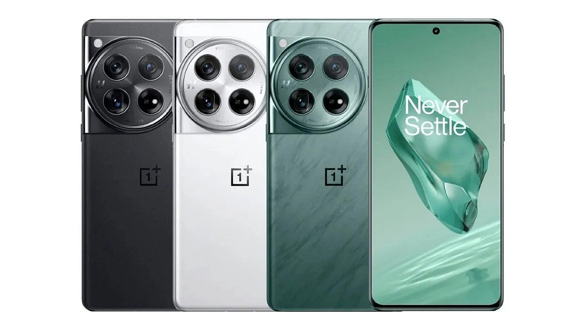 A OnePlus smartphone showing its rear camera module