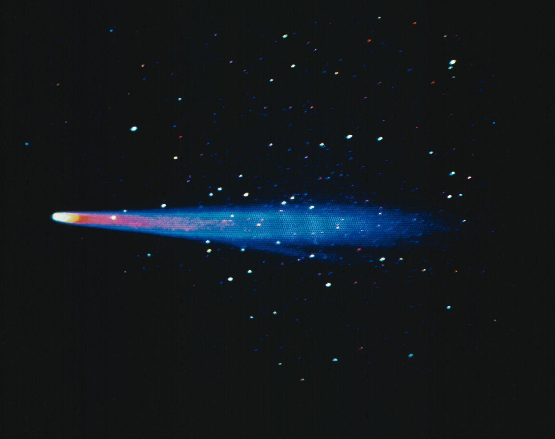 Halley's Comet photographed in 1910