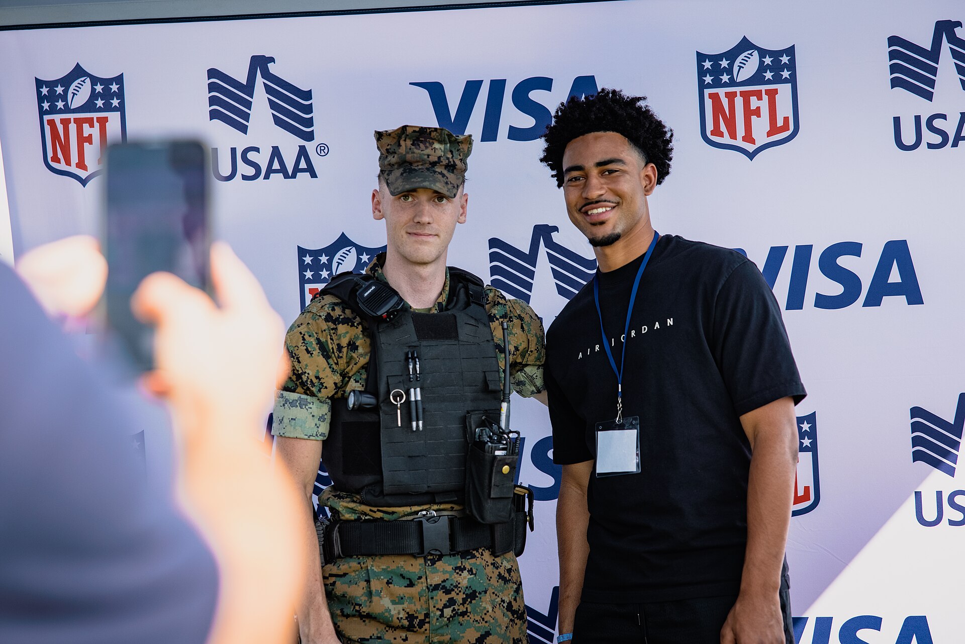 Carolina Panthers quarterback Bryce Young photographed in 2024