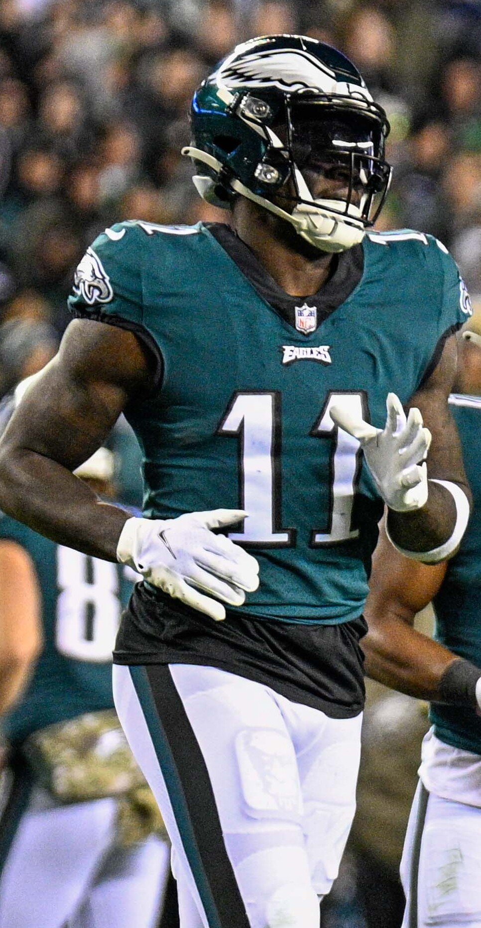 A.J. Brown in action for the Philadelphia Eagles (file photo, Wikimedia Commons)