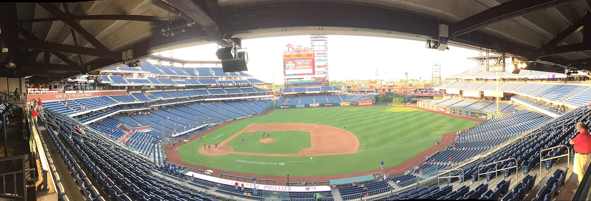 Citizens Bank Park in Philadelphia, home of the Phillies, whose offseason runs into baseball's December 1 labor deadline