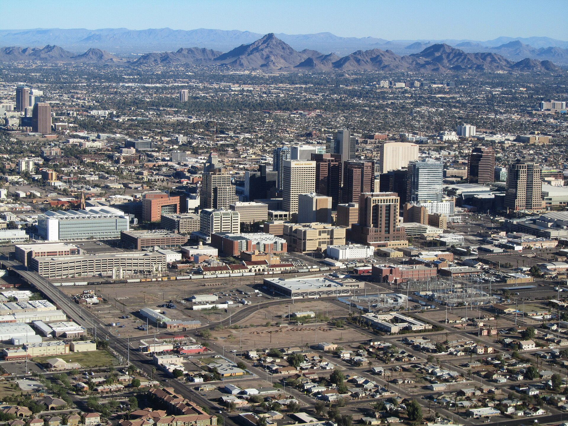 Storm clouds over the Phoenix desert (file photo)