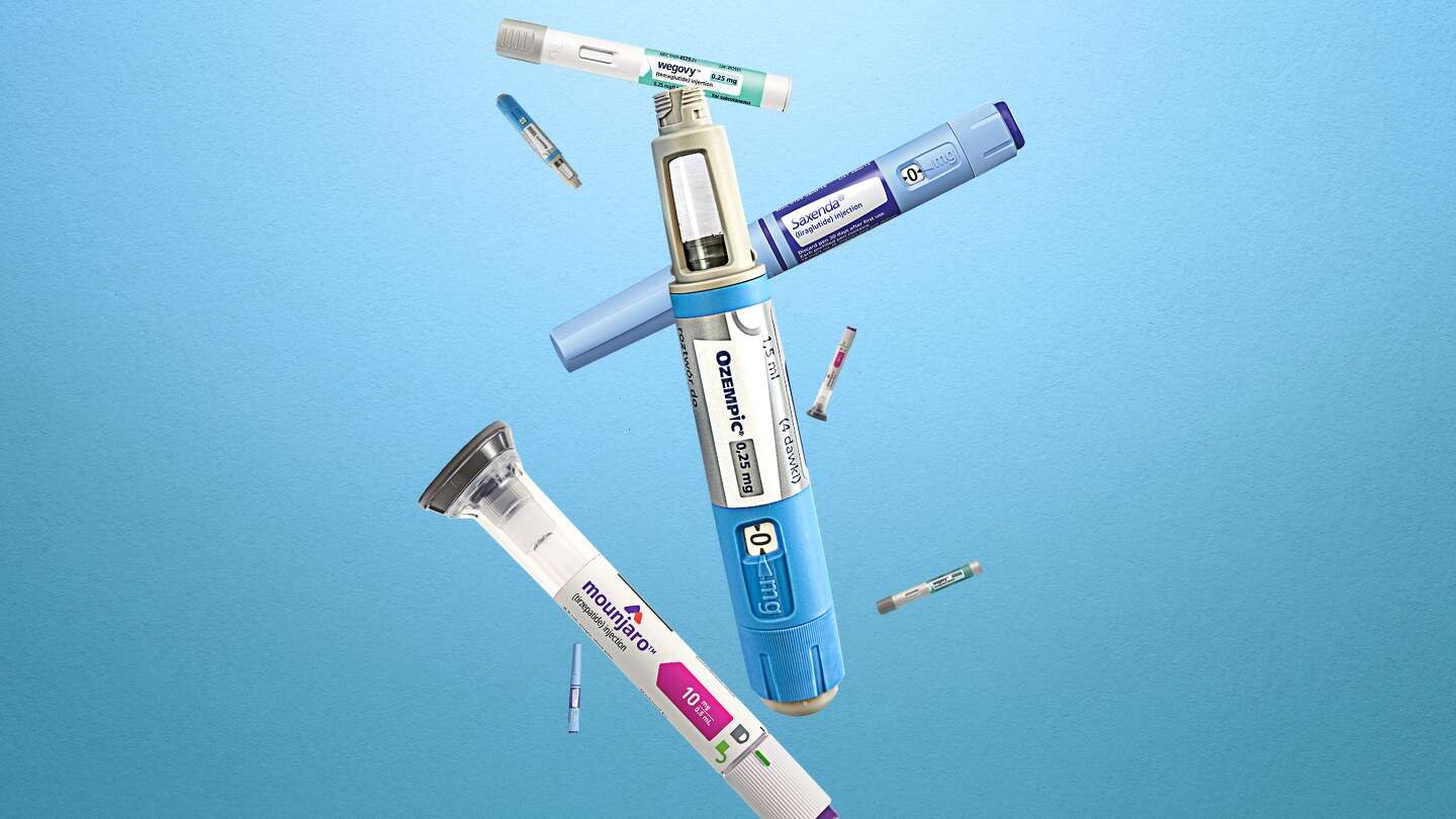 Ozempic, Wegovy, Mounjaro and Saxenda injection pens