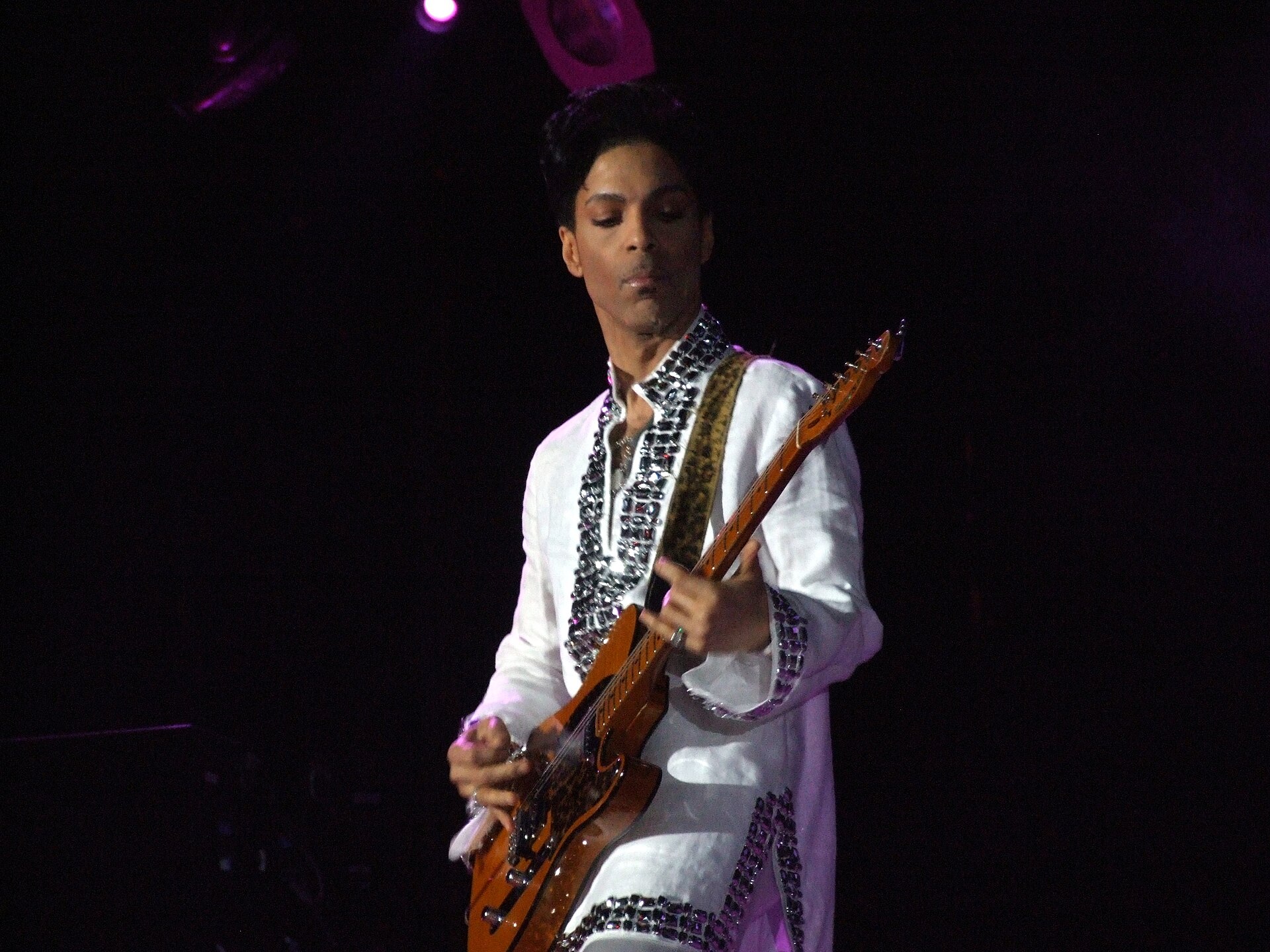 Prince performing in concert (file photo)