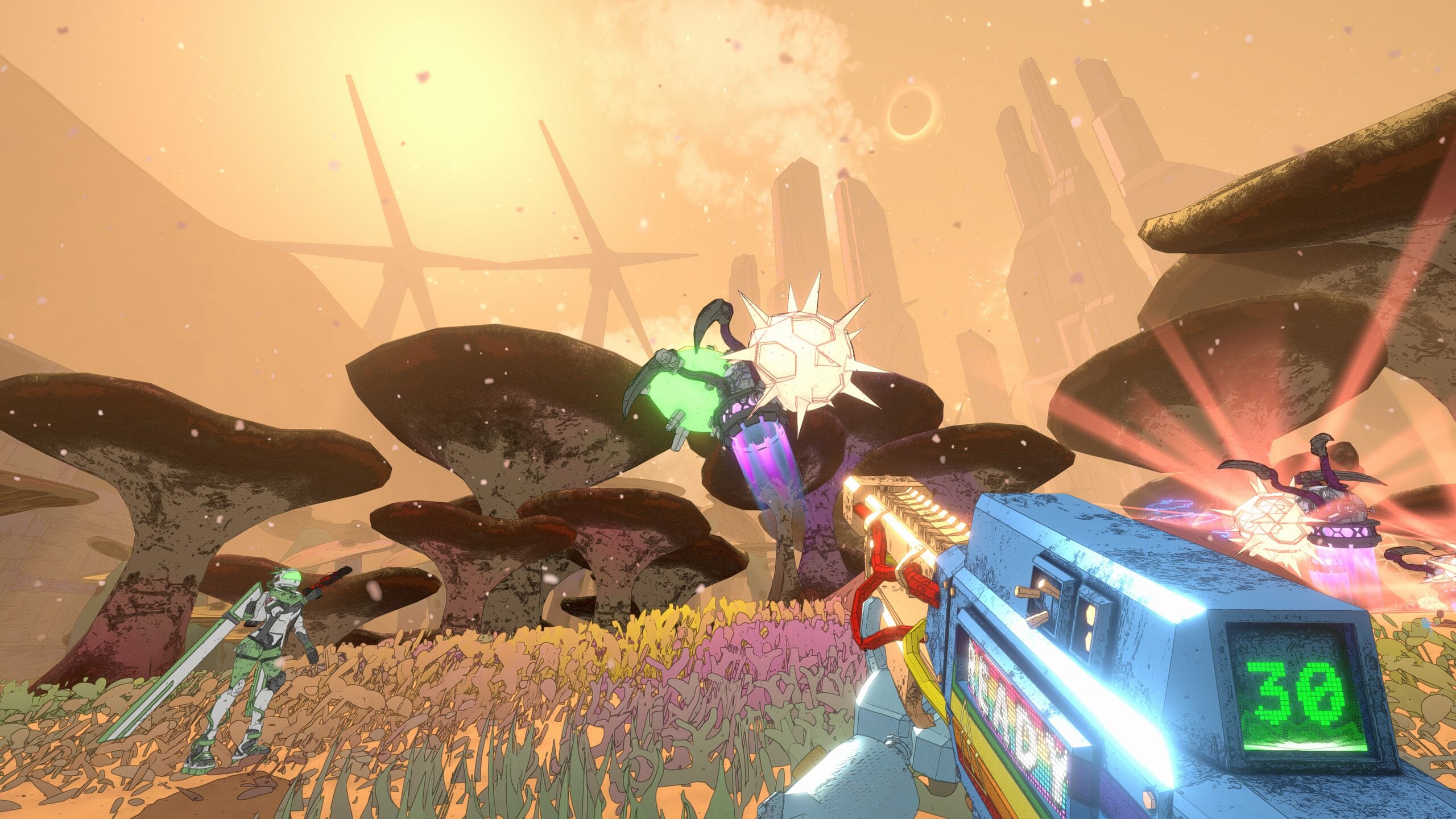 Mycopunk — Pigeons at Play's co-op shooter joins PS Plus Extra and Premium on October 20 as a day-one console debut.