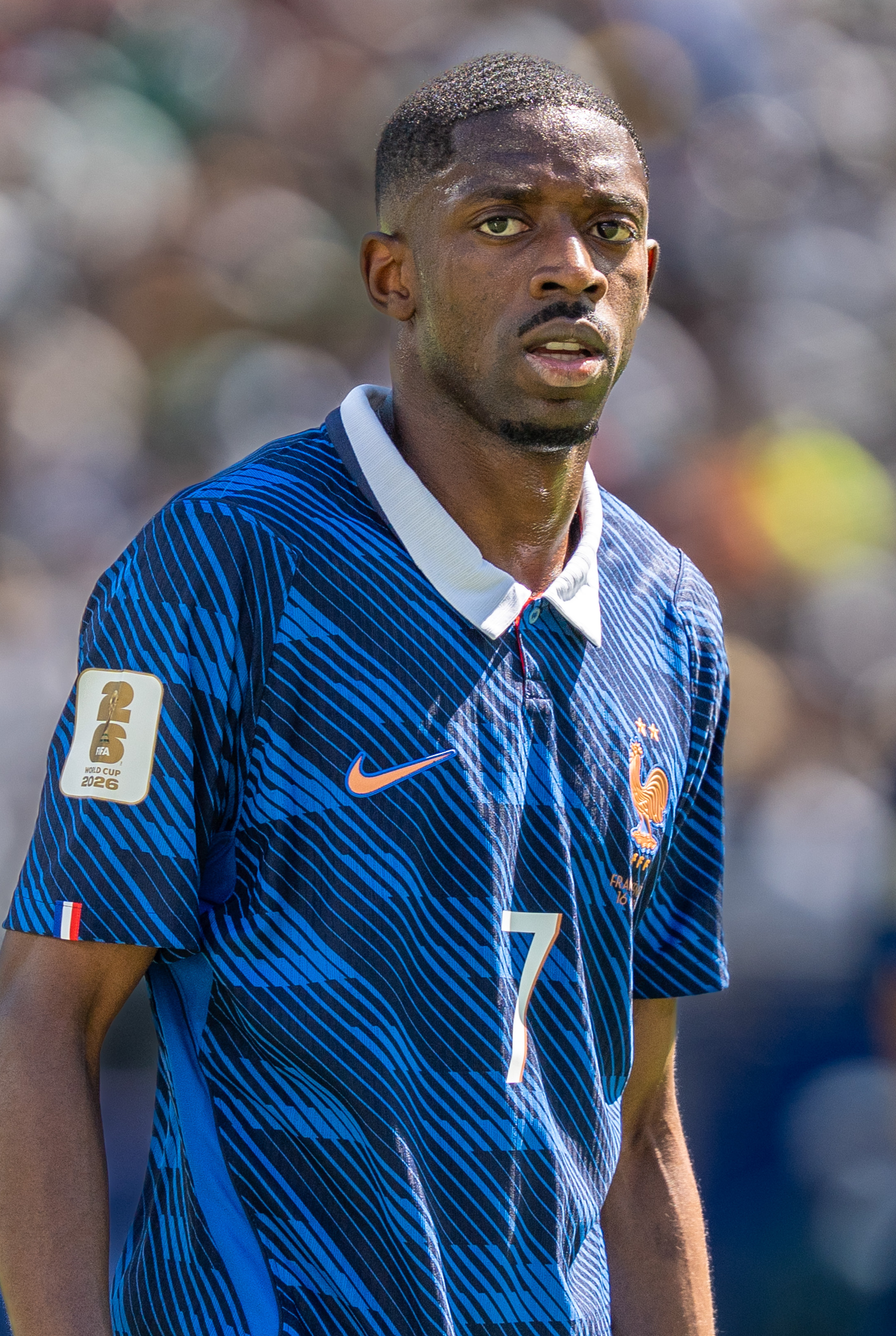 Ousmane Dembele playing for France, file photo