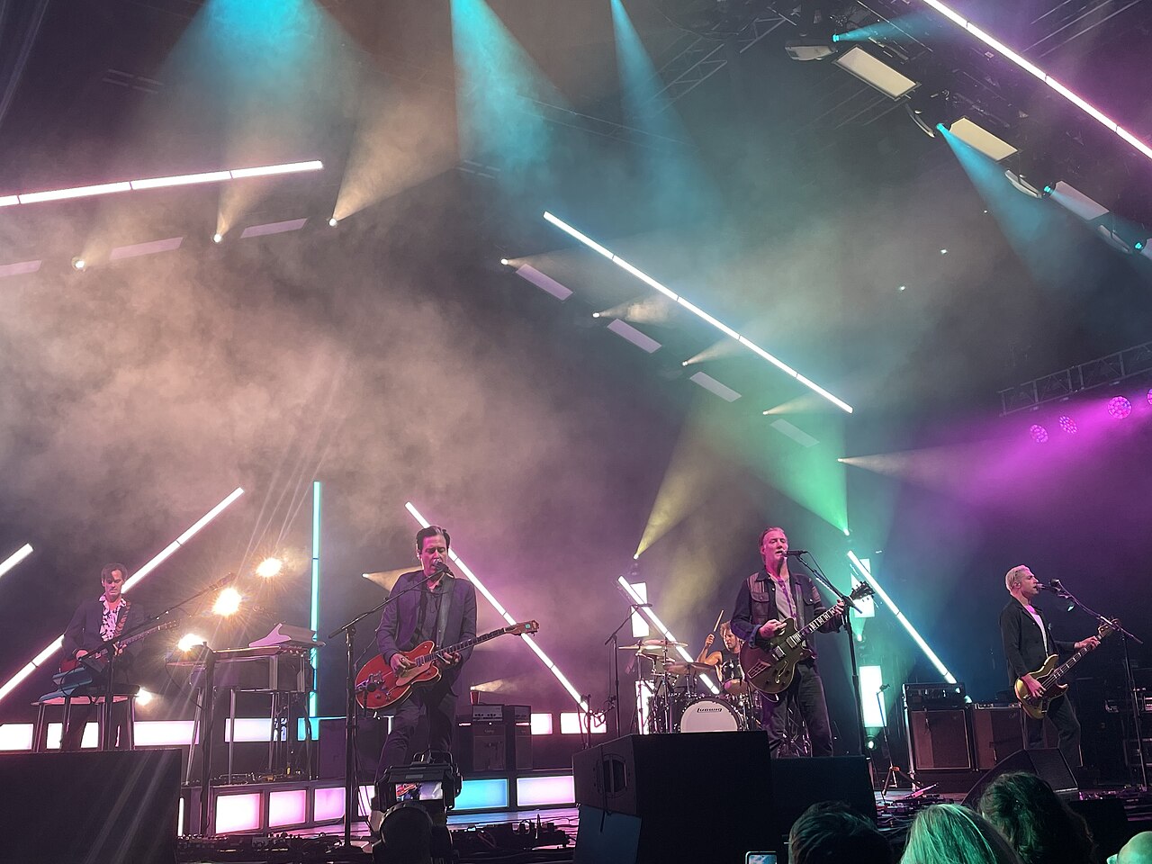 Queens of the Stone Age performing live in 2023