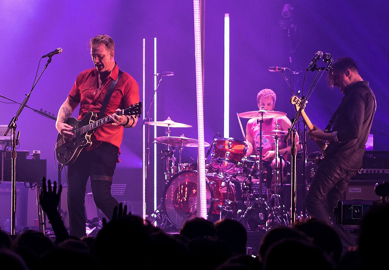 Queens of the Stone Age performing at Wembley in 2017
