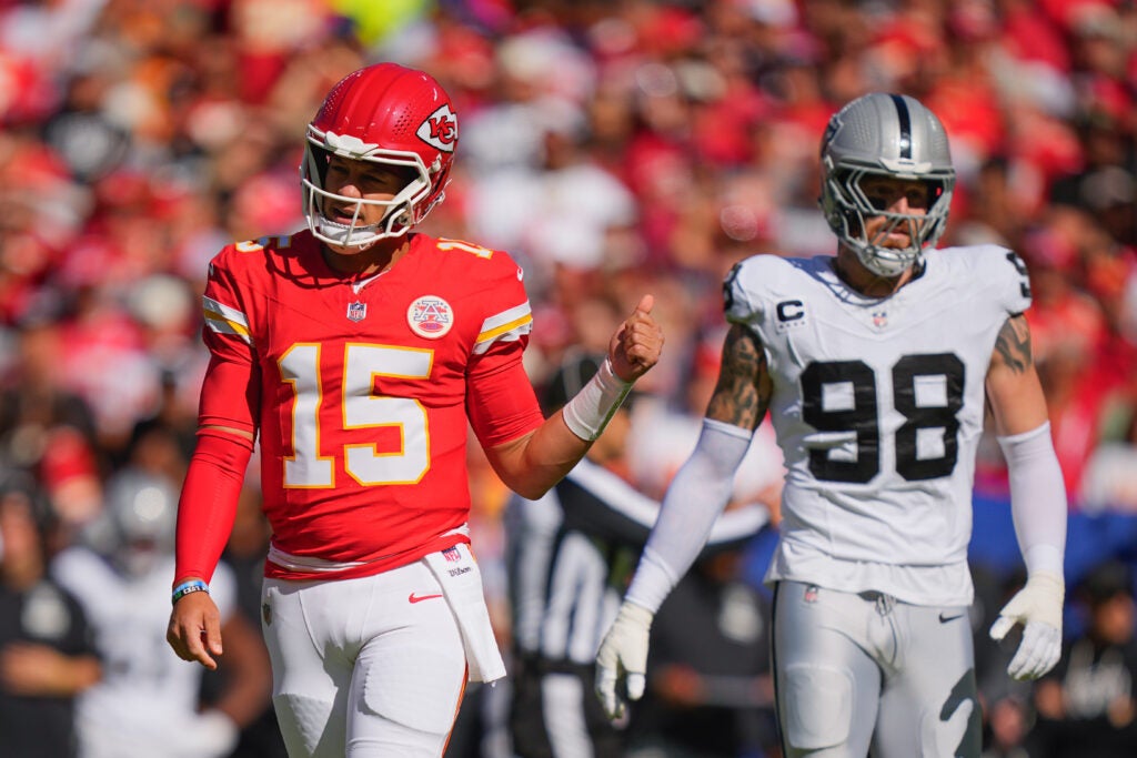 Patrick Mahomes in action for the Kansas City Chiefs