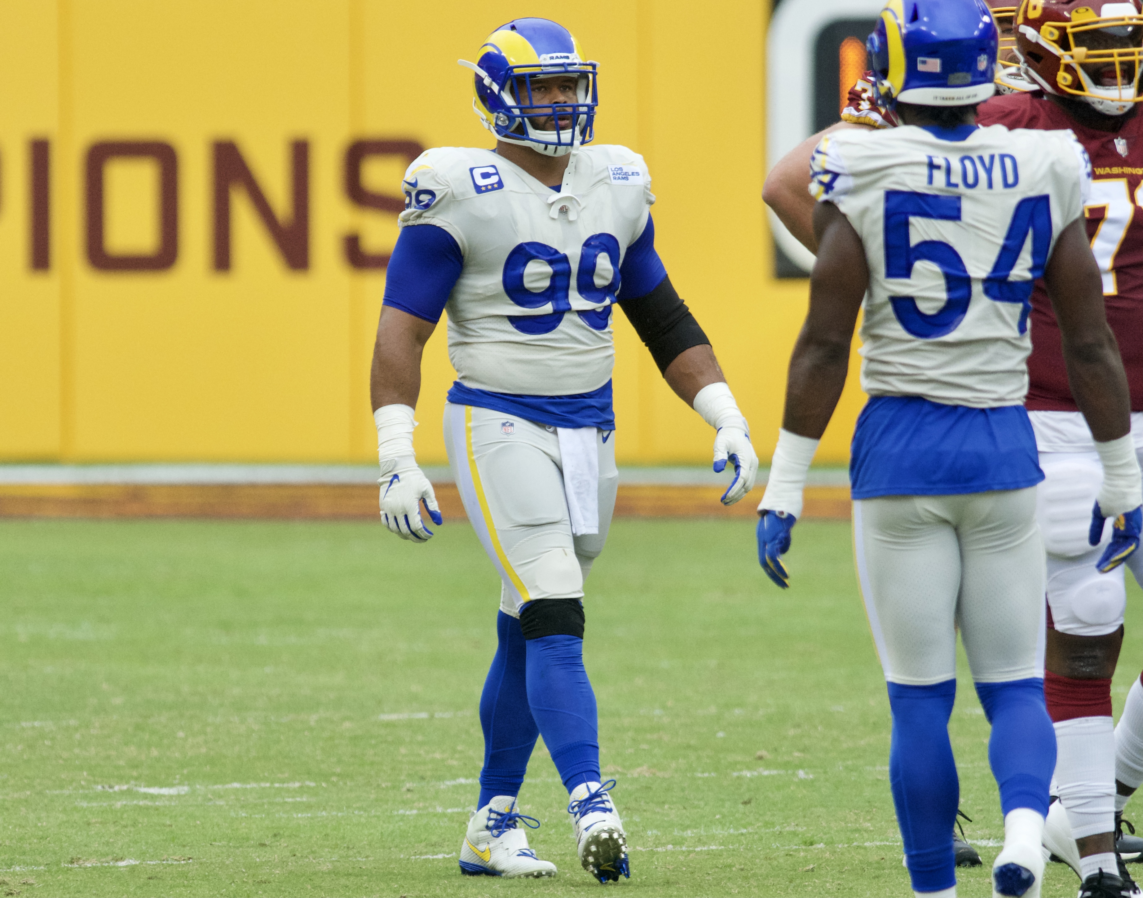 Aaron Donald during his Rams career