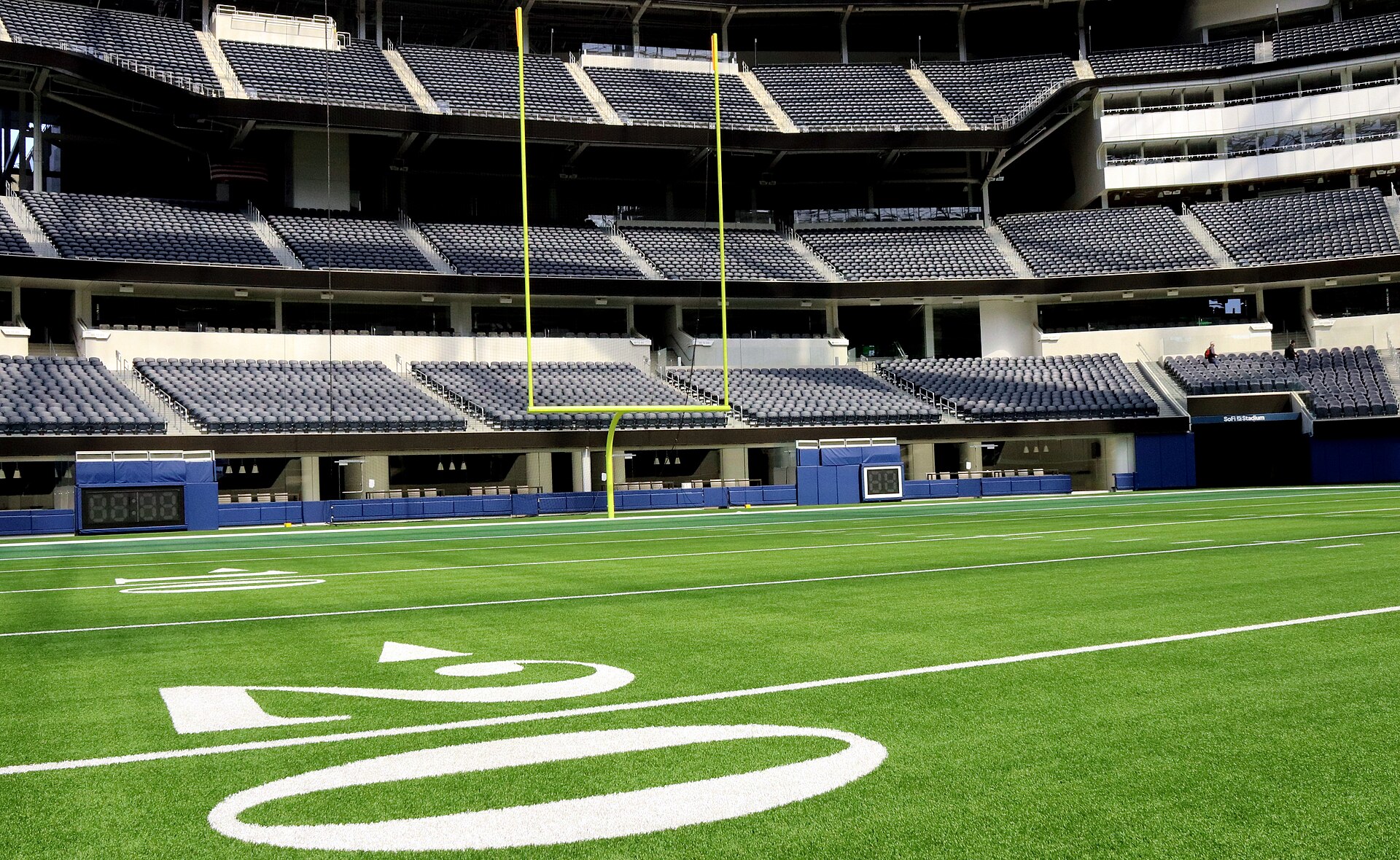 SoFi Stadium in Inglewood, where the Bills beat the Rams in overtime on Monday night
