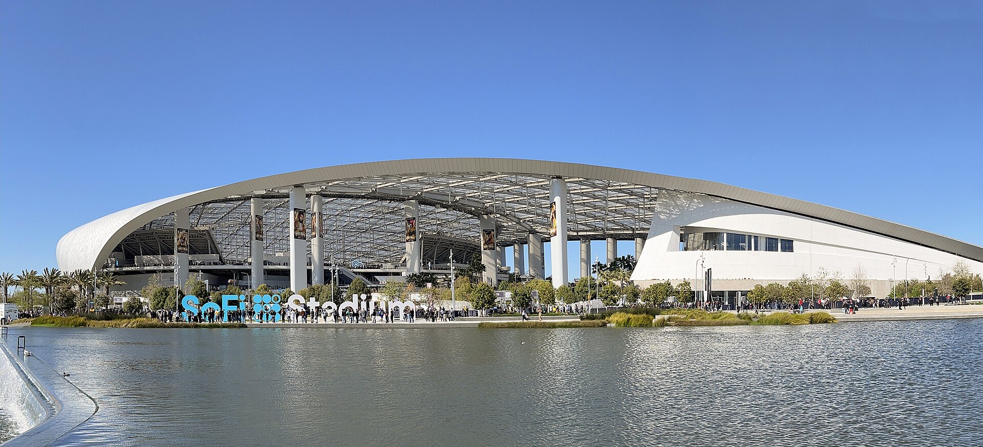 SoFi Stadium in Inglewood, home of the Los Angeles Rams (file photo)