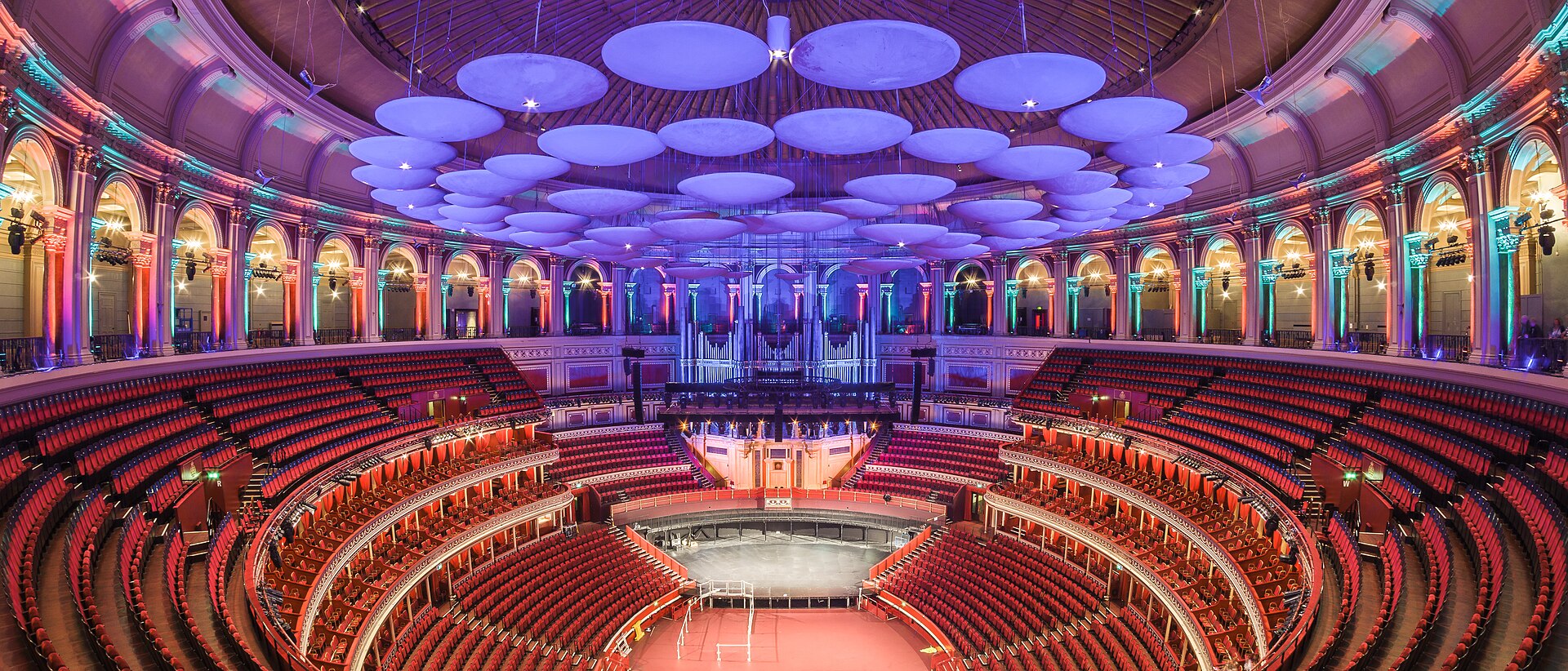The interior of the Royal Albert Hall in London, venue for RAYE's This Symphony May Contain Hope