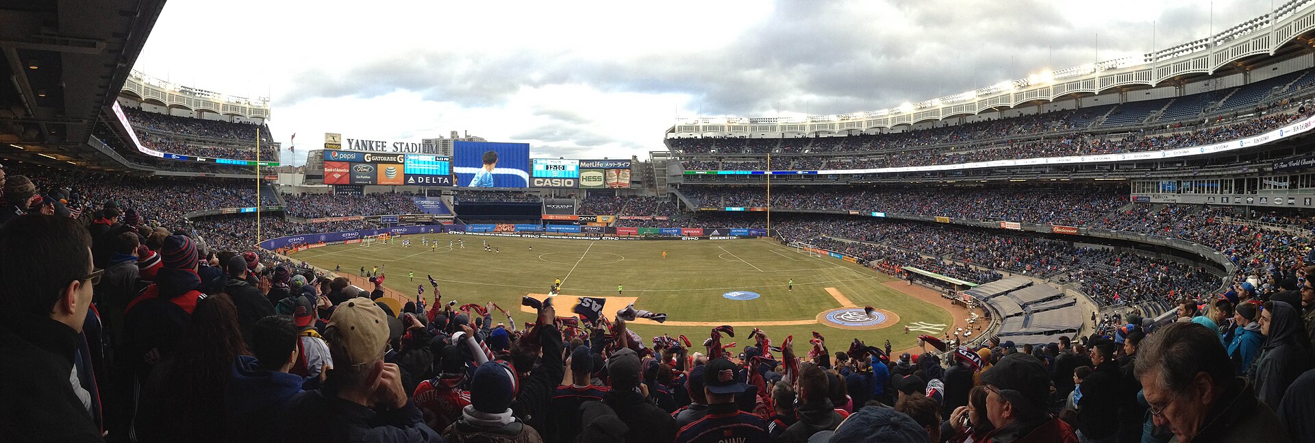 Yankee Stadium in the Bronx, where the Tampa Bay Rays completed a three-game ALDS sweep of the Yankees with a 4-3 win in Game 3