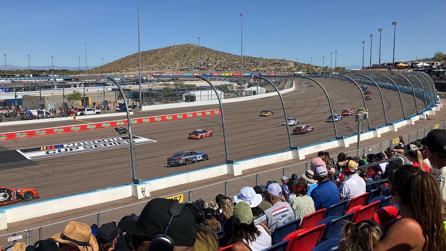 NASCAR Cup Series racing at Phoenix Raceway in Avondale, Arizona