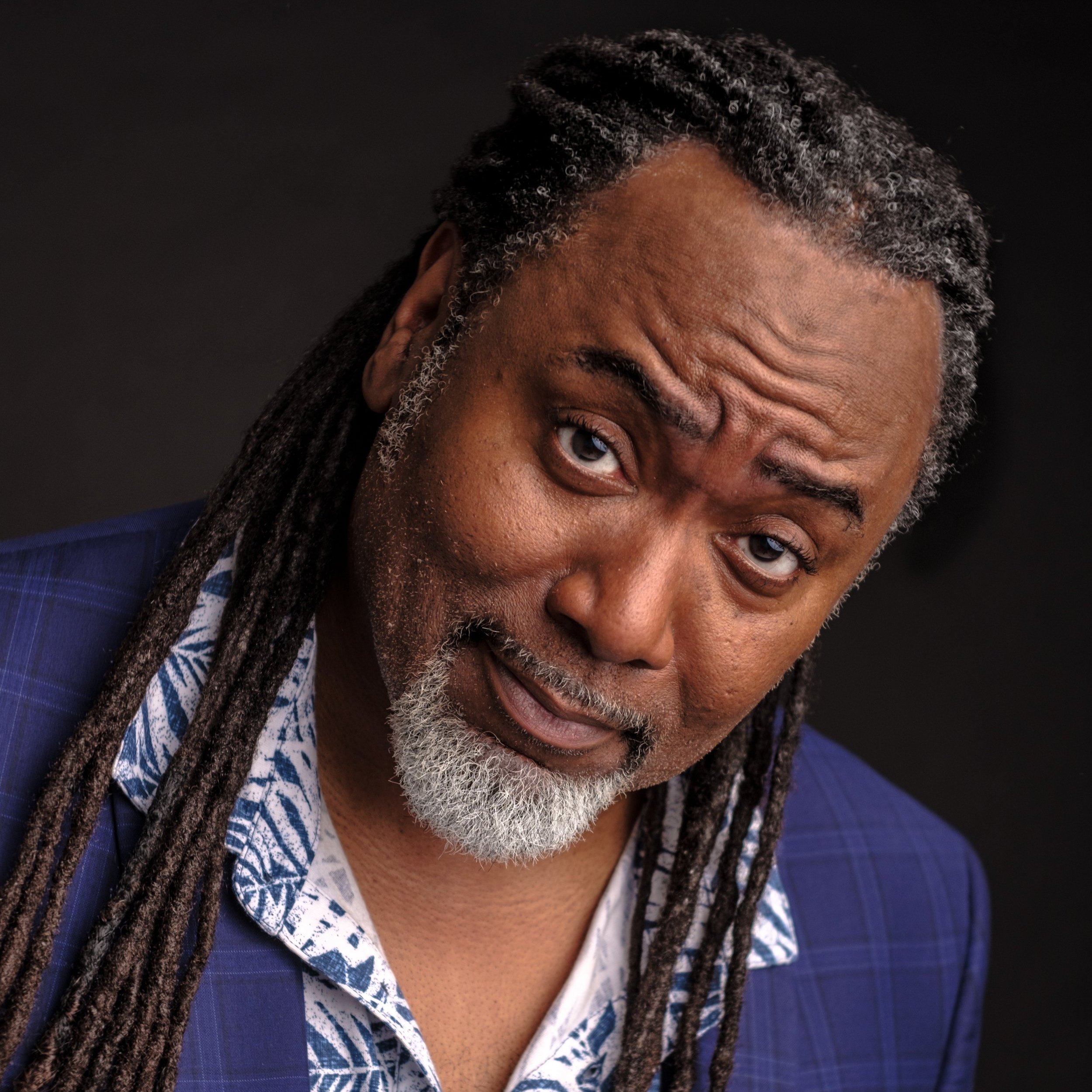 Portrait of comedian and actor Reggie McFadden