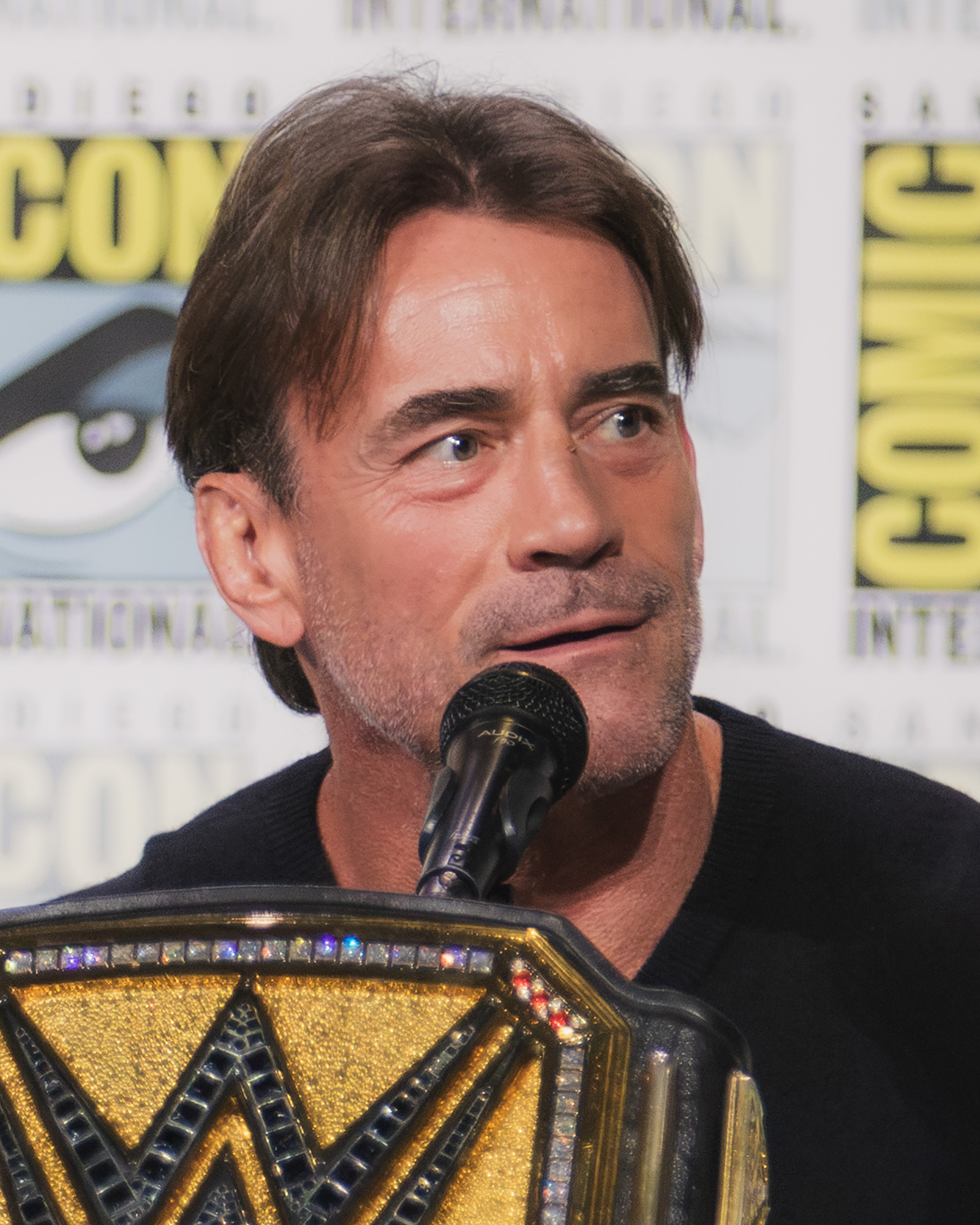 CM Punk (Phil Brooks), who recurred in Revival on SYFY, at San Diego Comic-Con