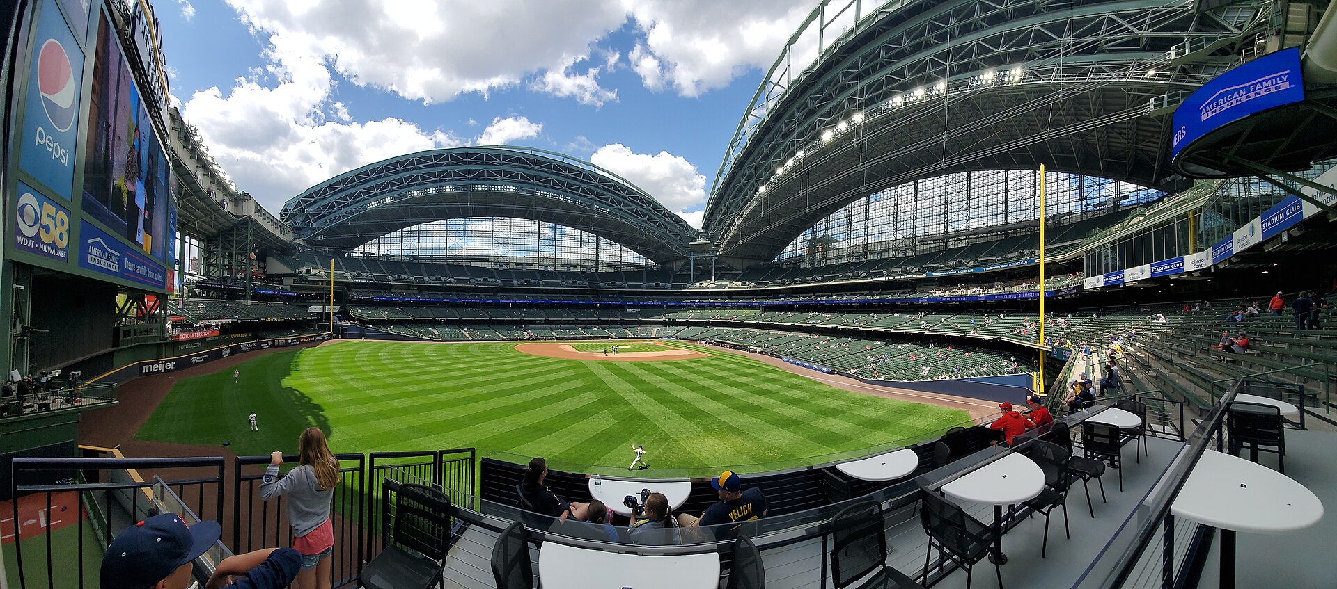 American Family Field in Milwaukee, home of the Brewers' first World Series since 1982