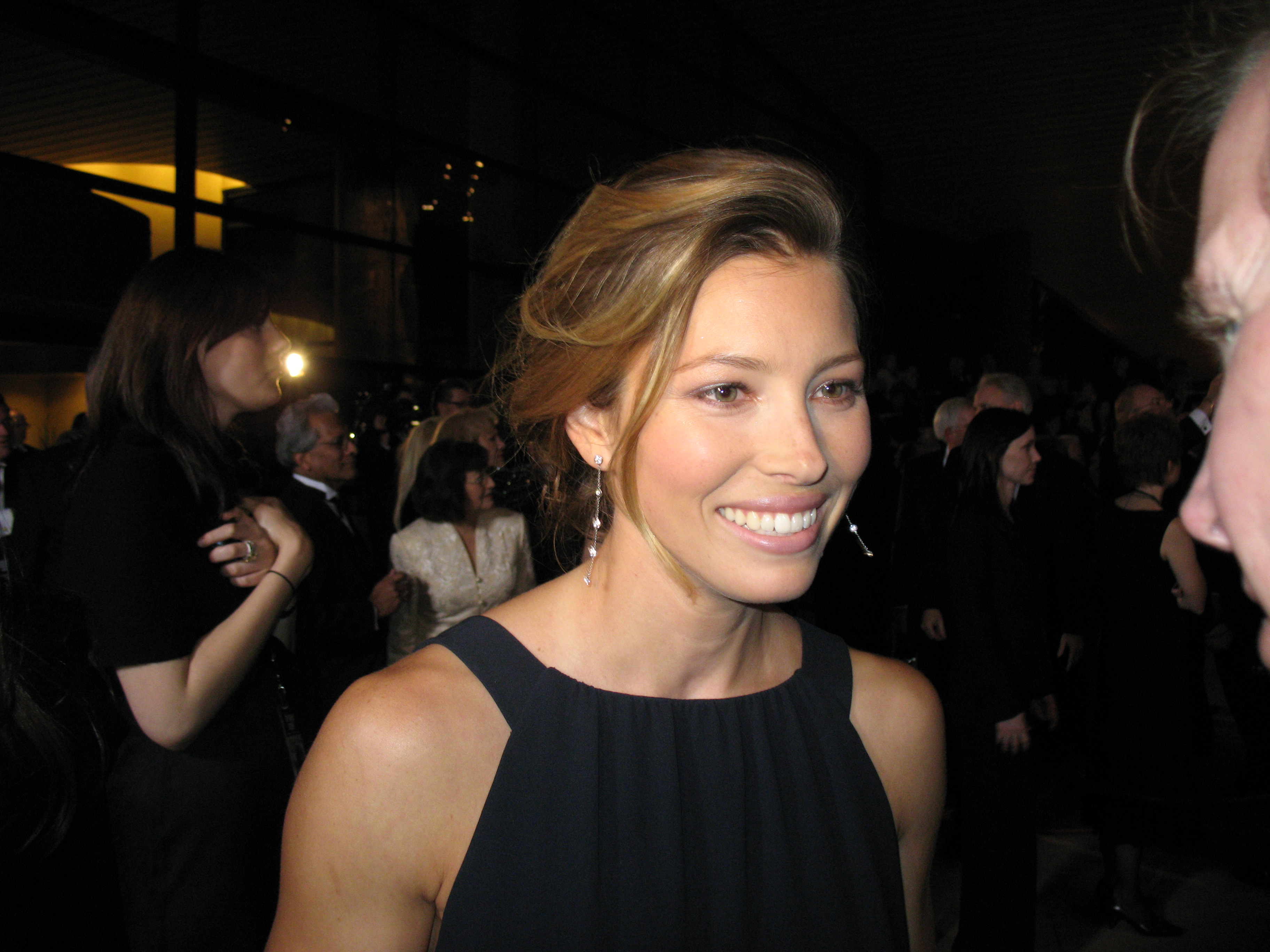 Jessica Biel smiling at the Palm Springs International Film Festival