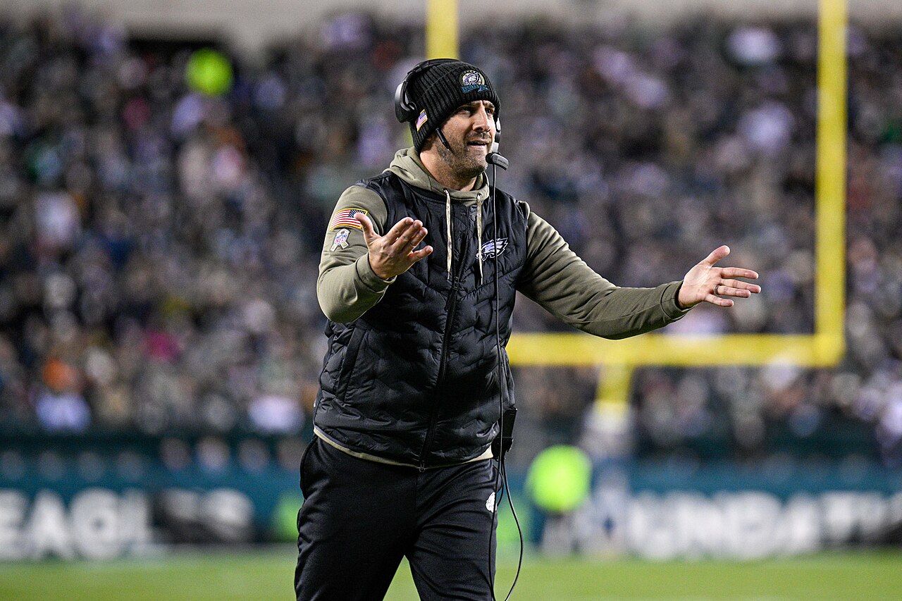 Philadelphia Eagles head coach Nick Sirianni (file photo)