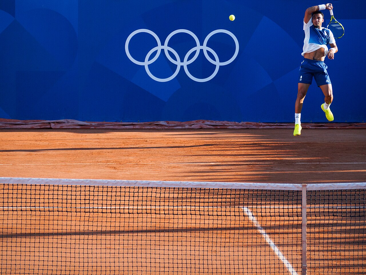 Arthur Fils hits a forehand (file photo)