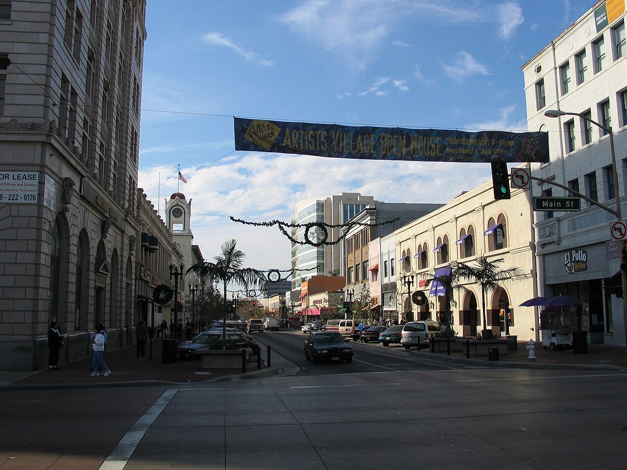 Main Street in Santa Ana, California (file photo)