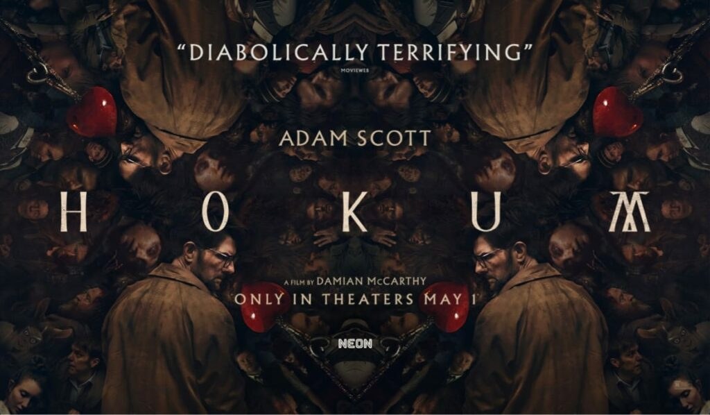 Adam Scott in Hokum, the Irish folk-horror film now streaming on Hulu