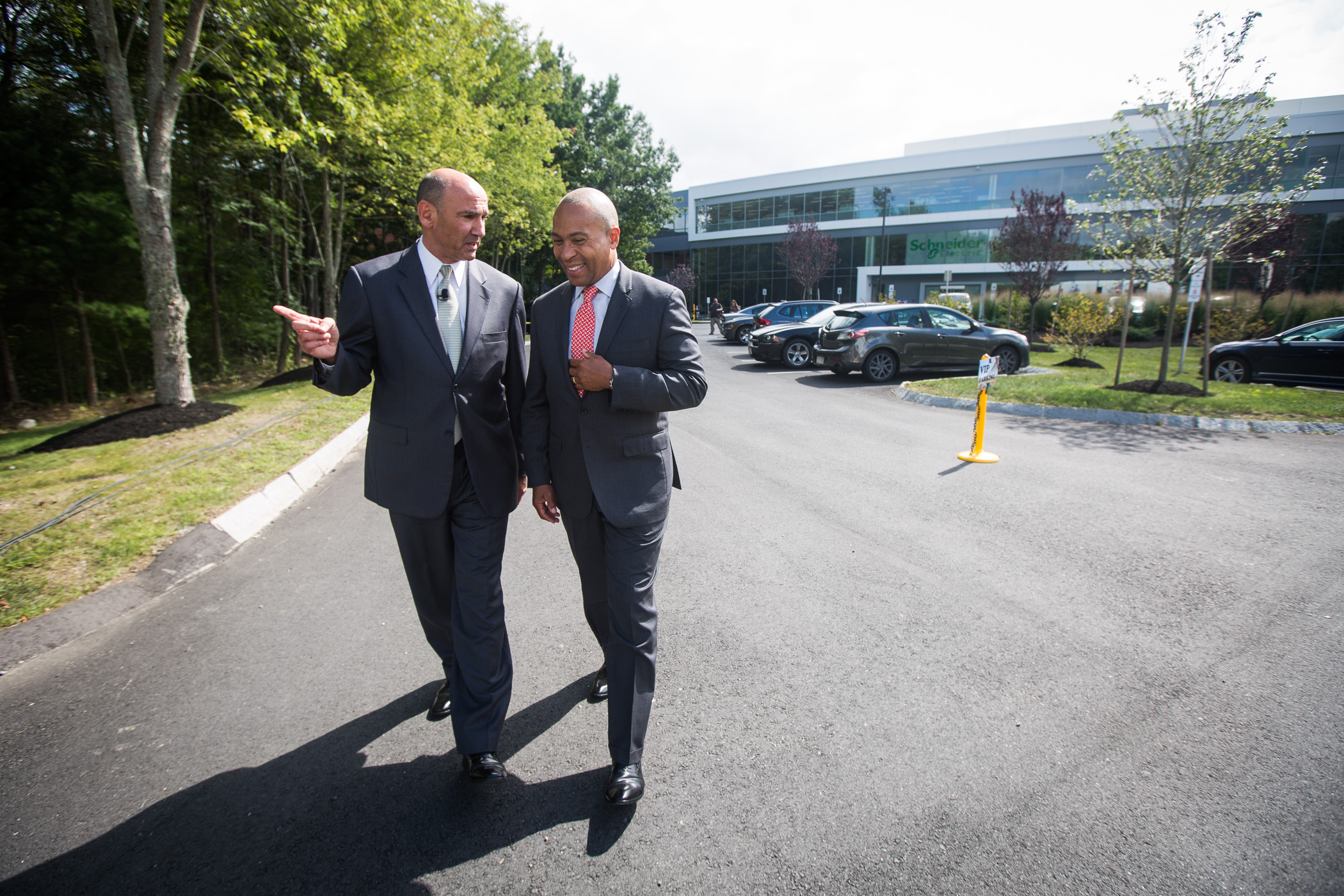 Opening ceremony for Schneider Electric's Massachusetts headquarters in Andover.
