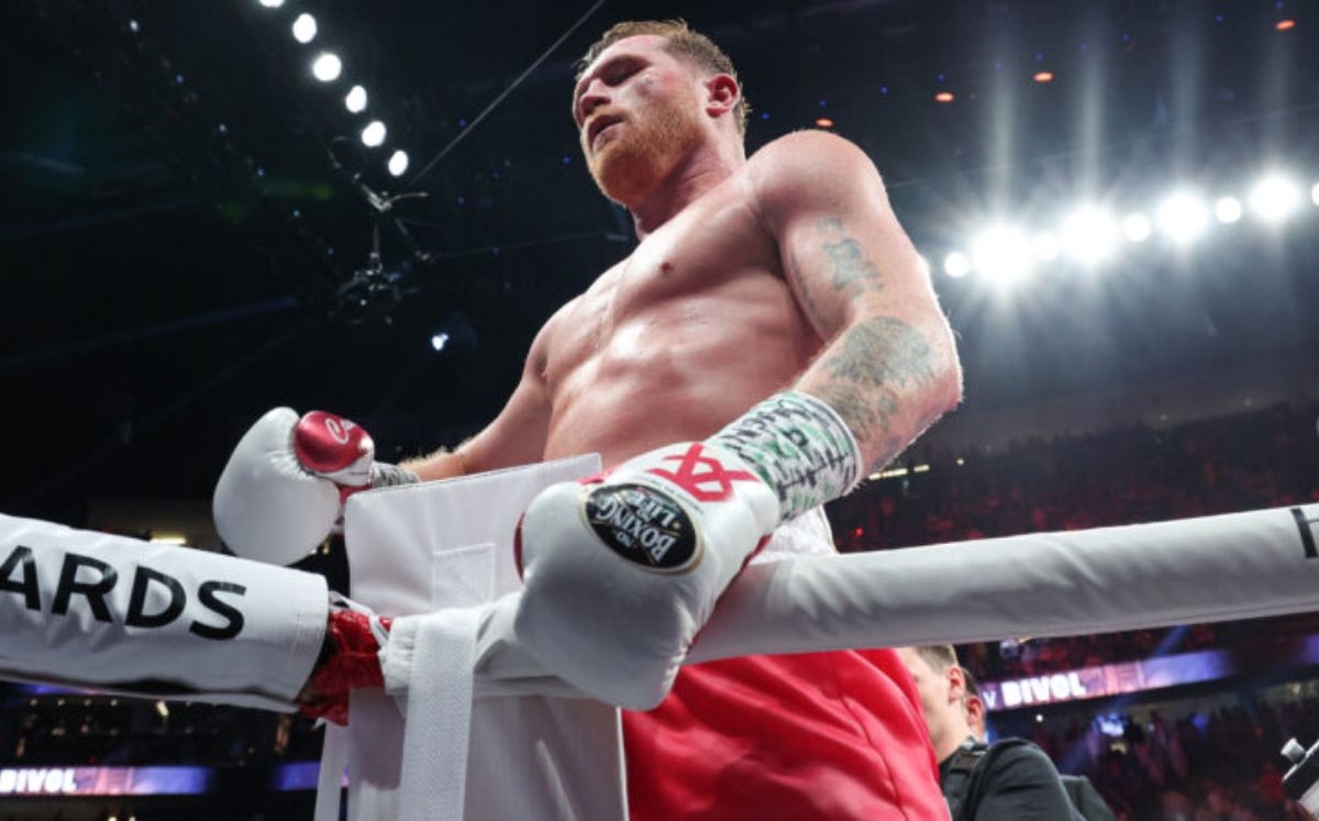 Canelo Alvarez under the bright lights of a big fight night — the kind of stage Saturday's main event has been built to be.
