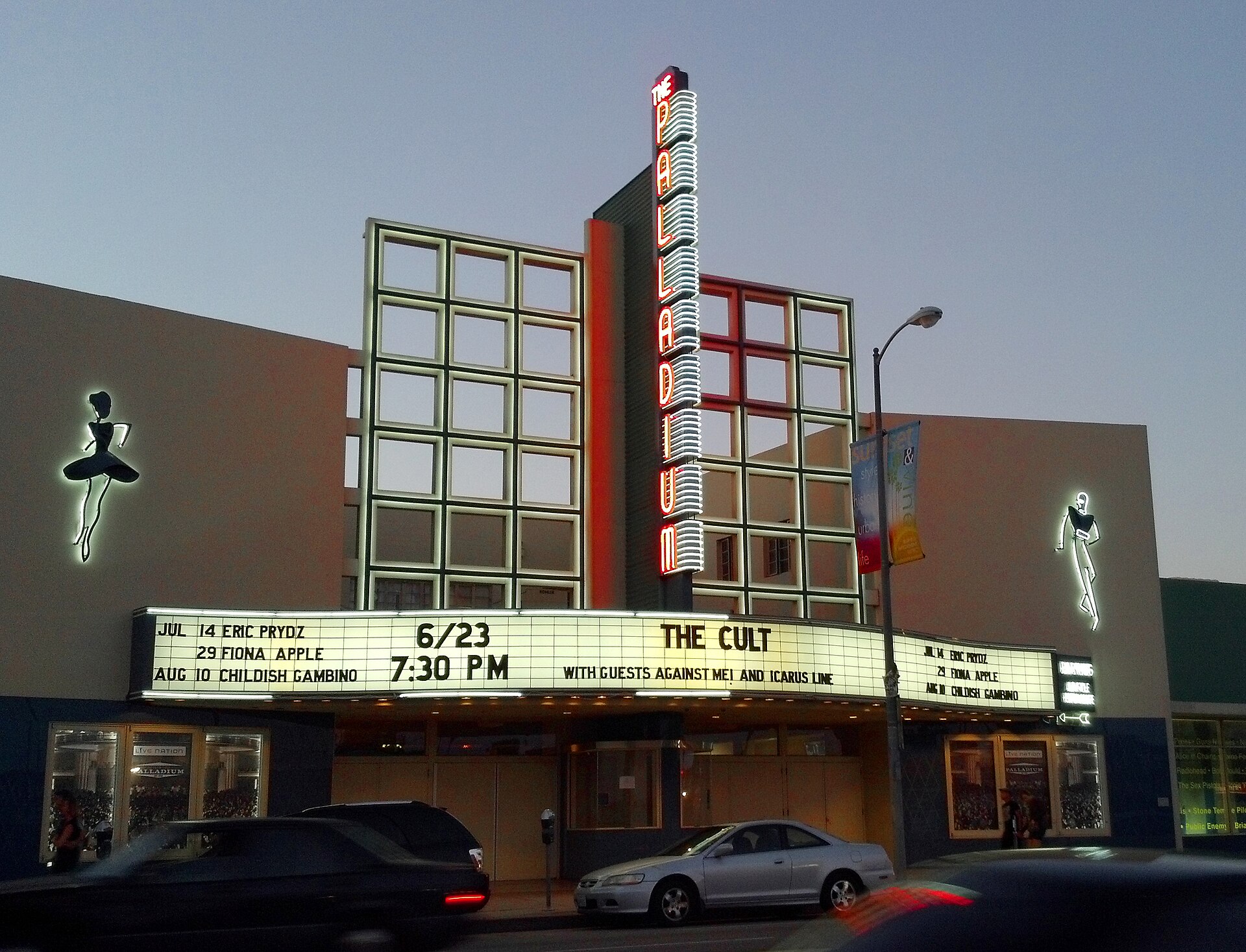 The Hollywood Palladium in Los Angeles, where the Rare Impact Fund Benefit was held (file photo)